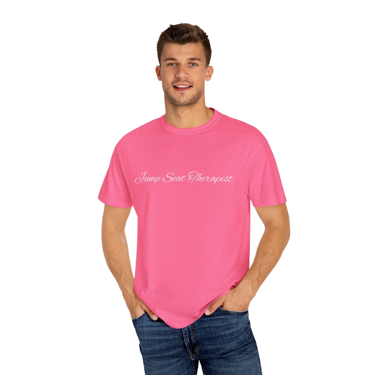 Jump Seat Therapist T-Shirt- Funny Flight Attendant Tee, Cabin Crew Life Shirt, Sarcastic Aviation Gift for Airline Workers