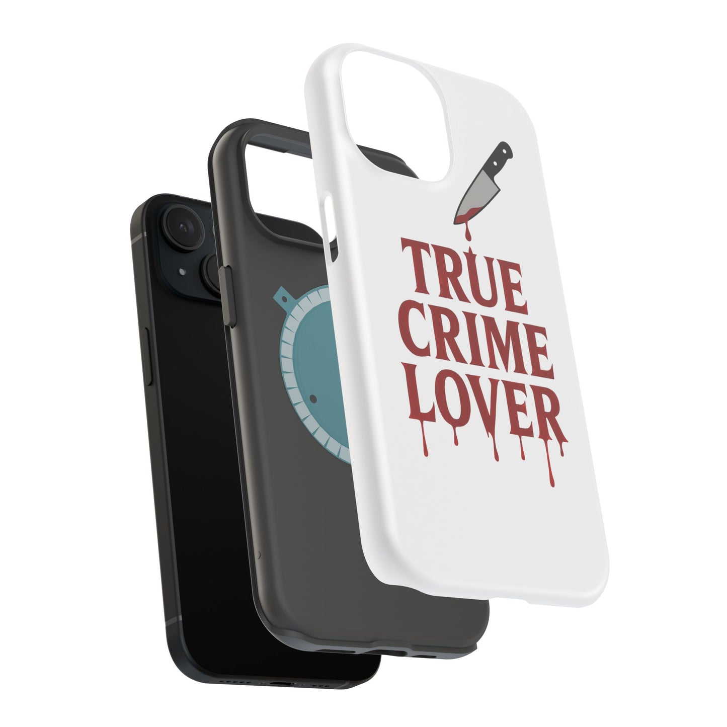 True Crime Lover Magnetic Phone Case-Funny Murder Podcast Gift, Forensics Obsession Cover, Crime Junkie Aesthetic Phone Case