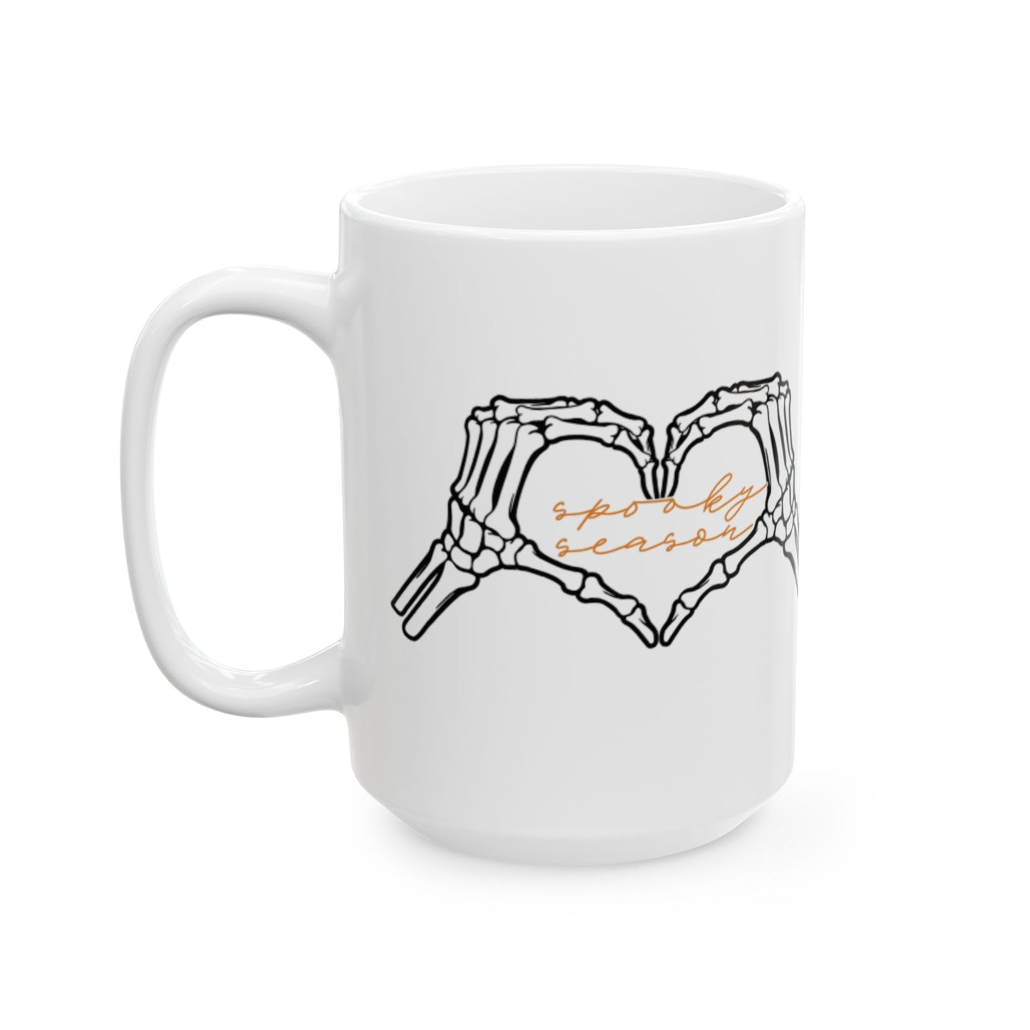 Skeleton Hand Coffee Mug, Unique Ceramic Cup, Halloween Decor, Gothic Gift, Quirky Drinkware, Spooky Tea Mug