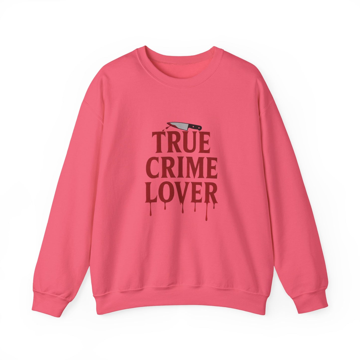 True Crime Lover Sweatshirt- Cozy Murder Show Crewneck, Funny Gift for Crime Junkies, Podcast Bingers & Sleuth Queens