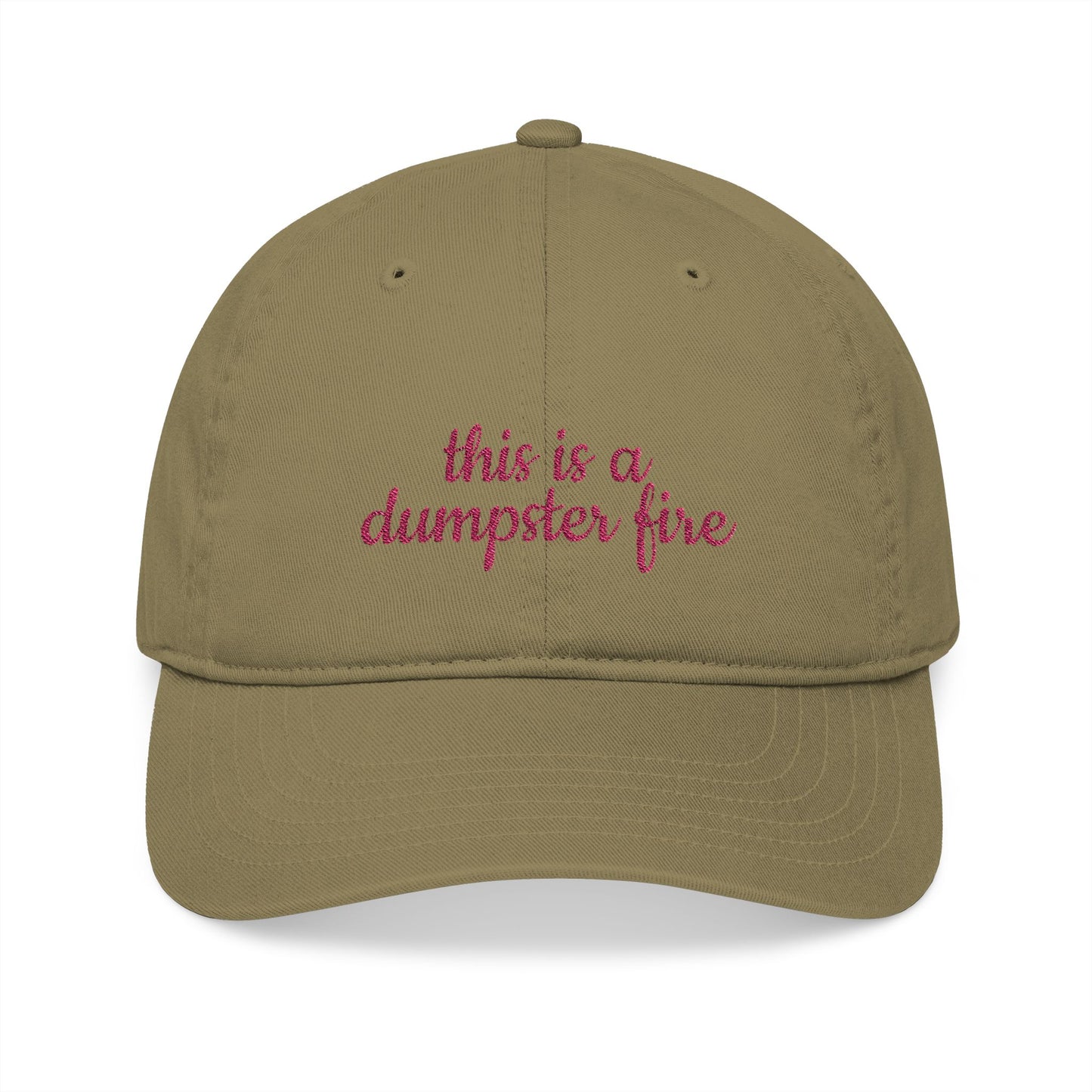 Organic Embroidered Baseball Cap - Humorous Gift, Casual Style, Unisex Hat, Summer Accessory, Everyday Wear, Funny Cap