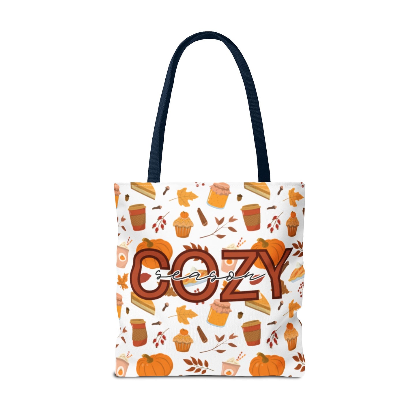 Cozy Season Tote Bag, Fall Tote, Autumn Bag, Halloween Shopping Bag, Seasonal Gift, Eco-Friendly Tote