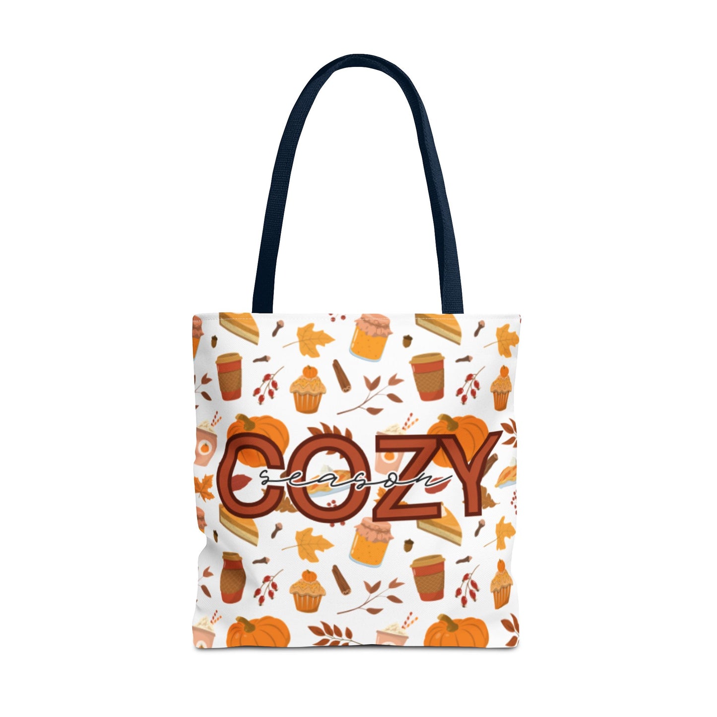 Cozy Season Tote Bag, Fall Tote, Autumn Bag, Halloween Shopping Bag, Seasonal Gift, Eco-Friendly Tote