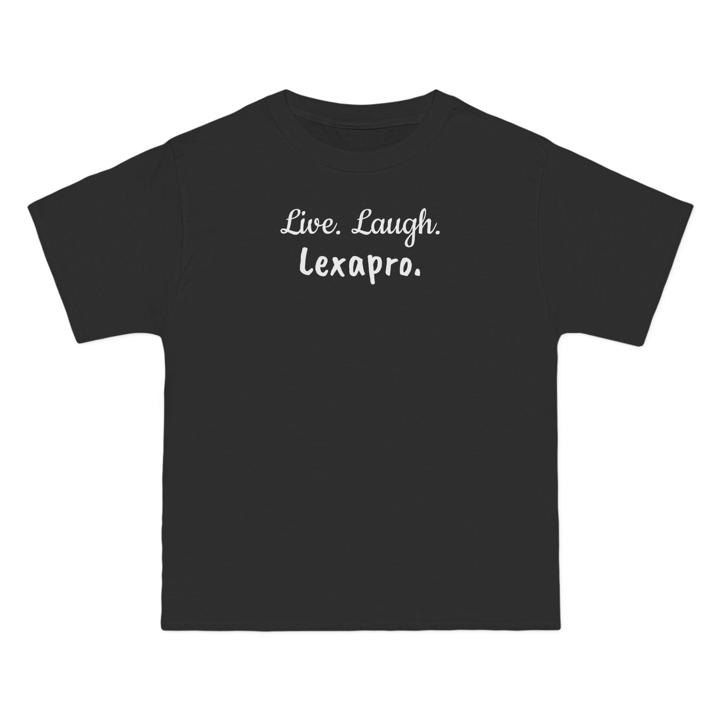 Lexapro Humor Short-Sleeve T-Shirt - Funny Mental Health Tee, Chill Vibes, Mental Wellness Gift, Self-Care Apparel, Casual Wear