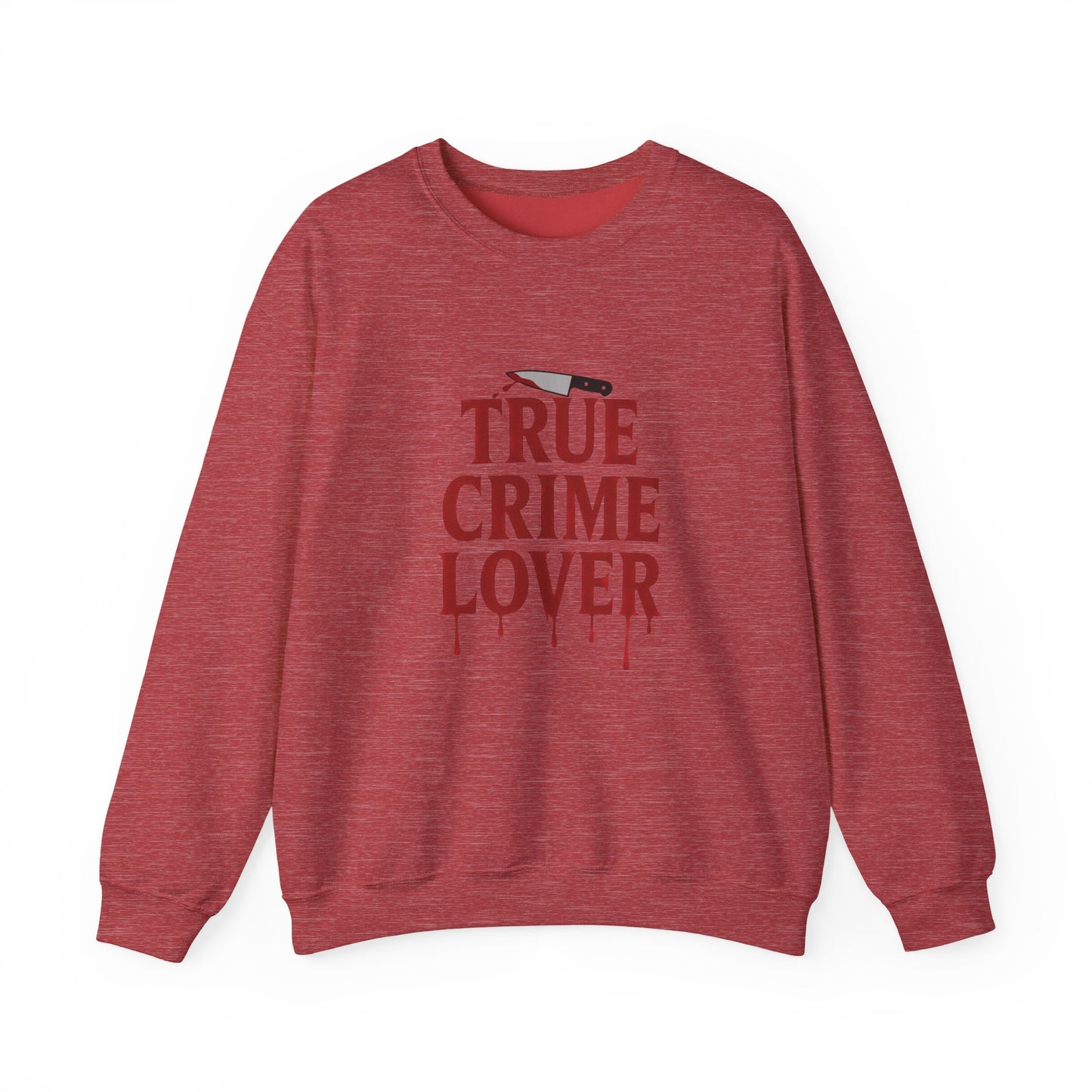 True Crime Lover Sweatshirt- Cozy Murder Show Crewneck, Funny Gift for Crime Junkies, Podcast Bingers & Sleuth Queens