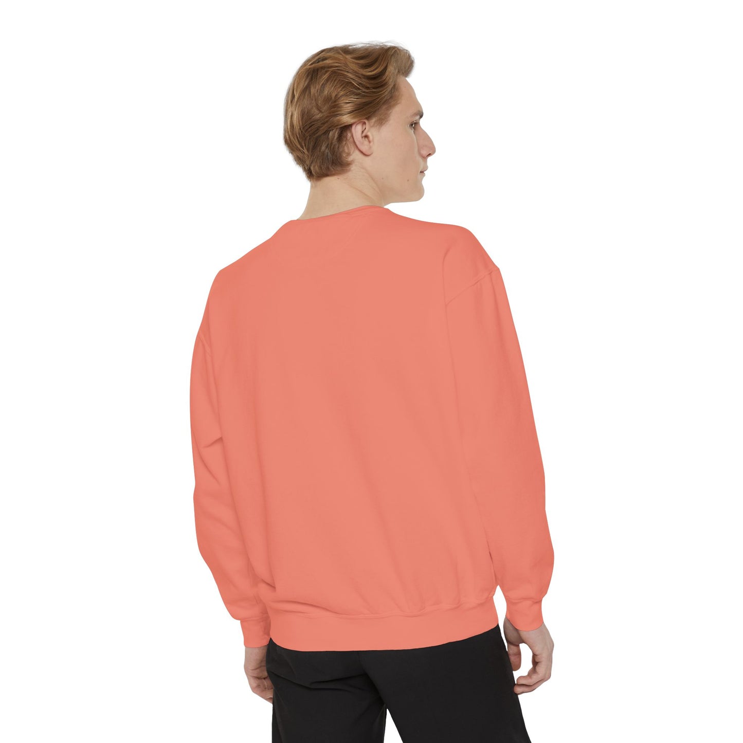Jet Lagged Unisex Garment-Dyed Sweatshirt - Let Laughter Live, Cozy Sweater for Casual Days, Gift for Friends, Perfect for Fall & Winter