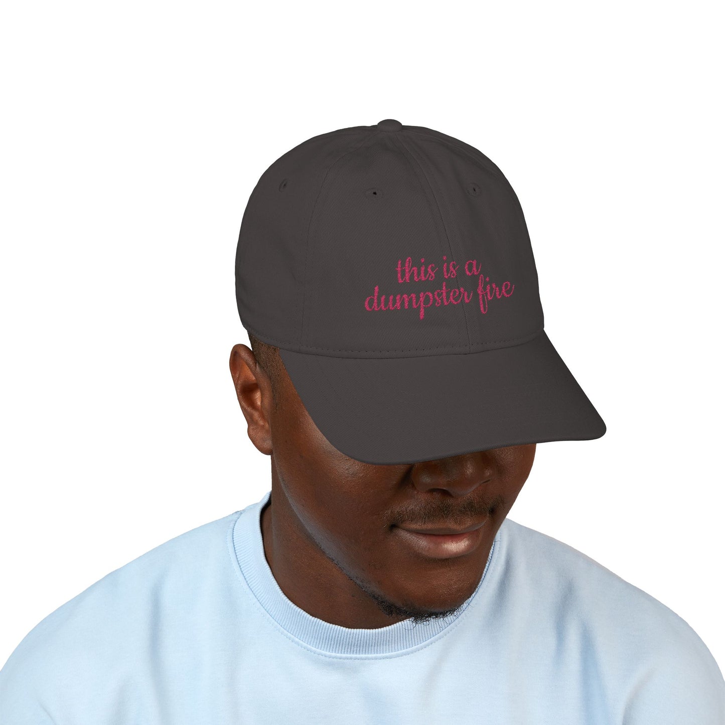 Organic Embroidered Baseball Cap - Humorous Gift, Casual Style, Unisex Hat, Summer Accessory, Everyday Wear, Funny Cap