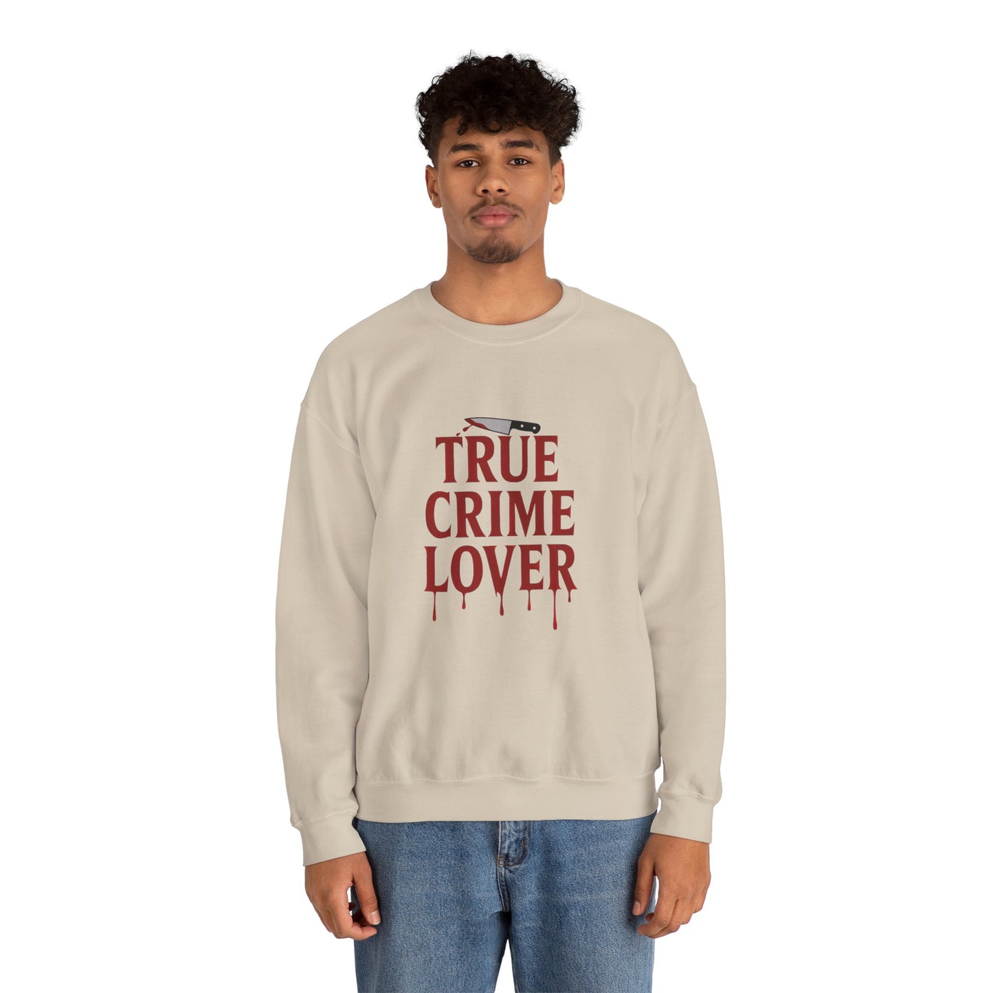 True Crime Lover Sweatshirt- Cozy Murder Show Crewneck, Funny Gift for Crime Junkies, Podcast Bingers & Sleuth Queens