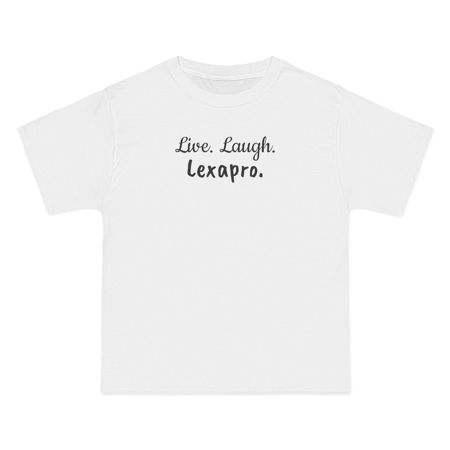 Lexapro Humor Short-Sleeve T-Shirt - Funny Mental Health Tee, Chill Vibes, Mental Wellness Gift, Self-Care Apparel, Casual Wear