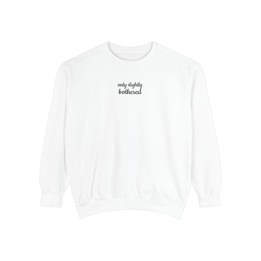 Only Slightly Bothered Sweatshirt - Cozy Comfort, Casual Style, Perfect for Everyday Wear, Gifts for Friends, Relaxed Fit