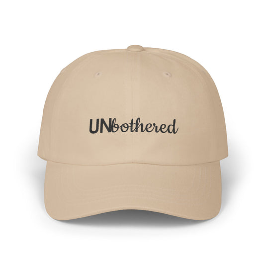 Unbothered Classic Dad Cap | Casual Hat for Unbothered Humans, Relaxed Style, Gift for Anyone, Trendy Accessories for Everyone