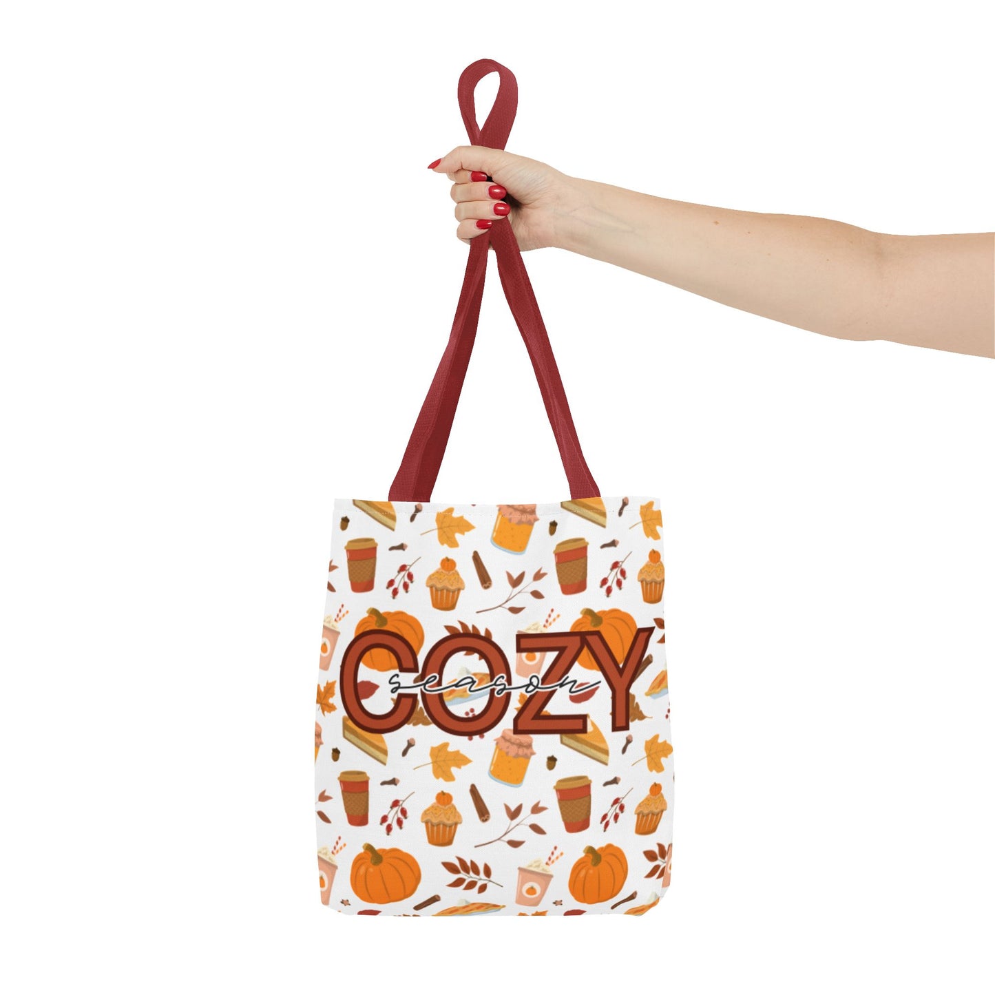 Cozy Season Tote Bag, Fall Tote, Autumn Bag, Halloween Shopping Bag, Seasonal Gift, Eco-Friendly Tote