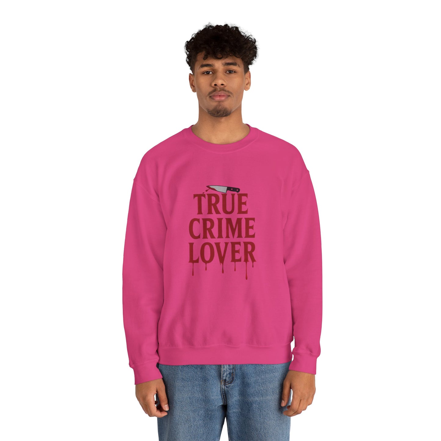 True Crime Lover Sweatshirt- Cozy Murder Show Crewneck, Funny Gift for Crime Junkies, Podcast Bingers & Sleuth Queens