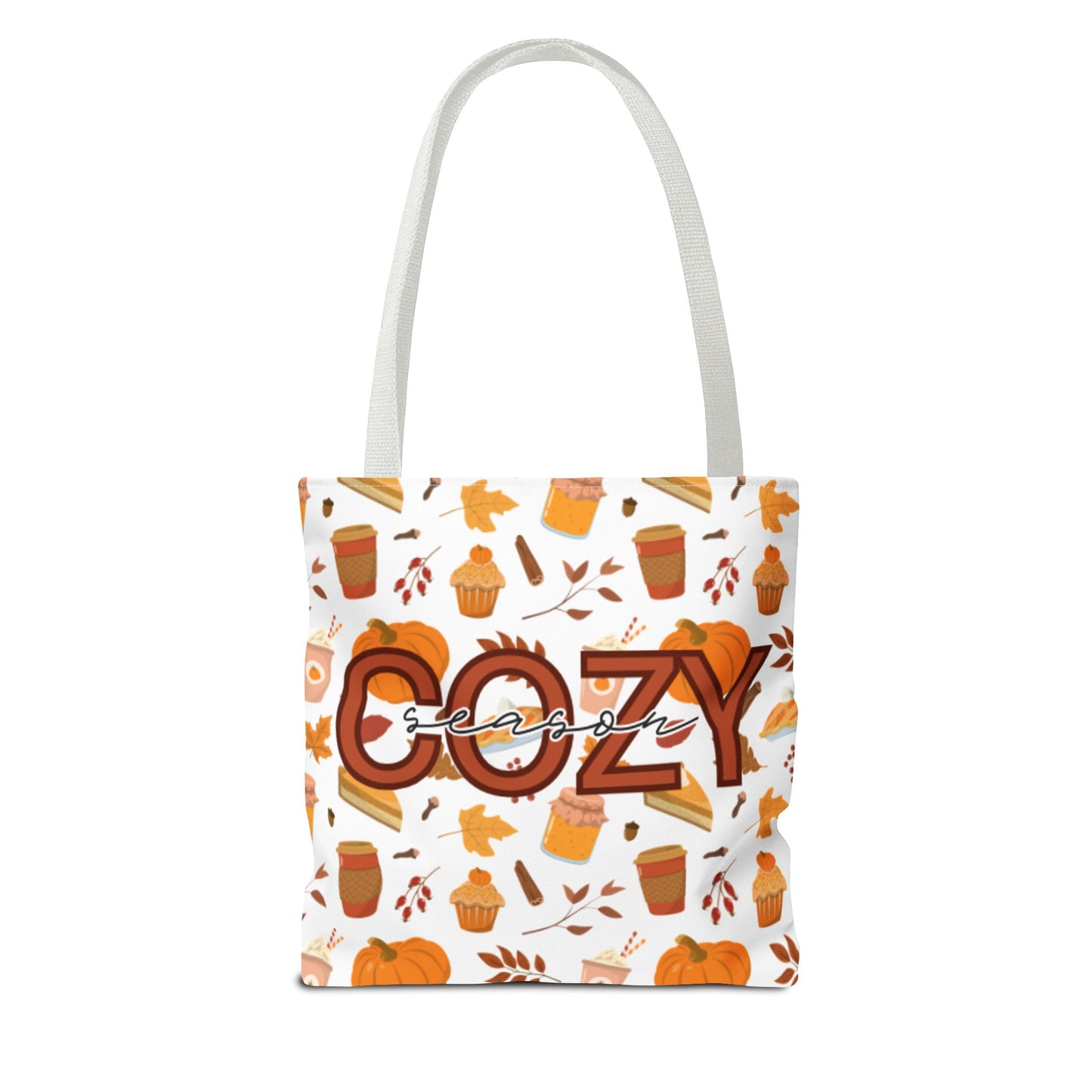 Cozy Season Tote Bag, Fall Tote, Autumn Bag, Halloween Shopping Bag, Seasonal Gift, Eco-Friendly Tote