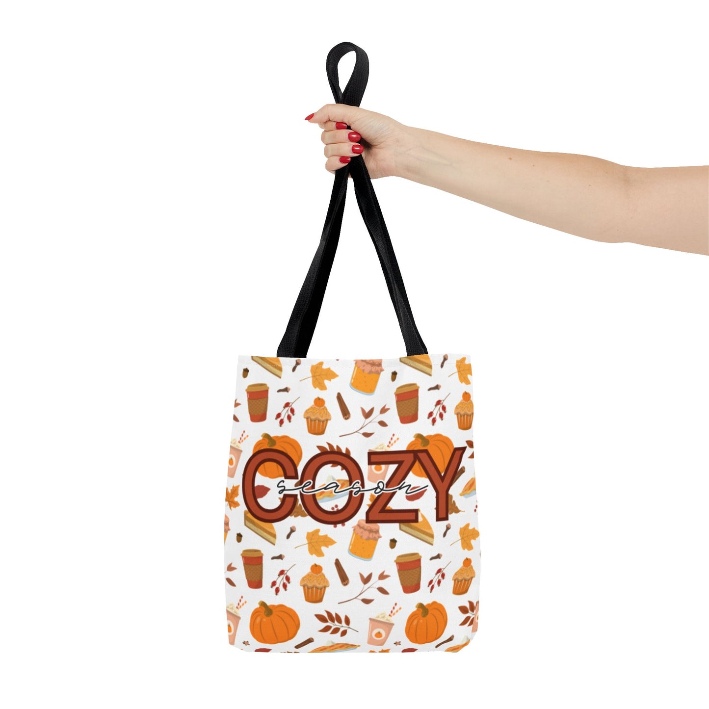 Cozy Season Tote Bag, Fall Tote, Autumn Bag, Halloween Shopping Bag, Seasonal Gift, Eco-Friendly Tote