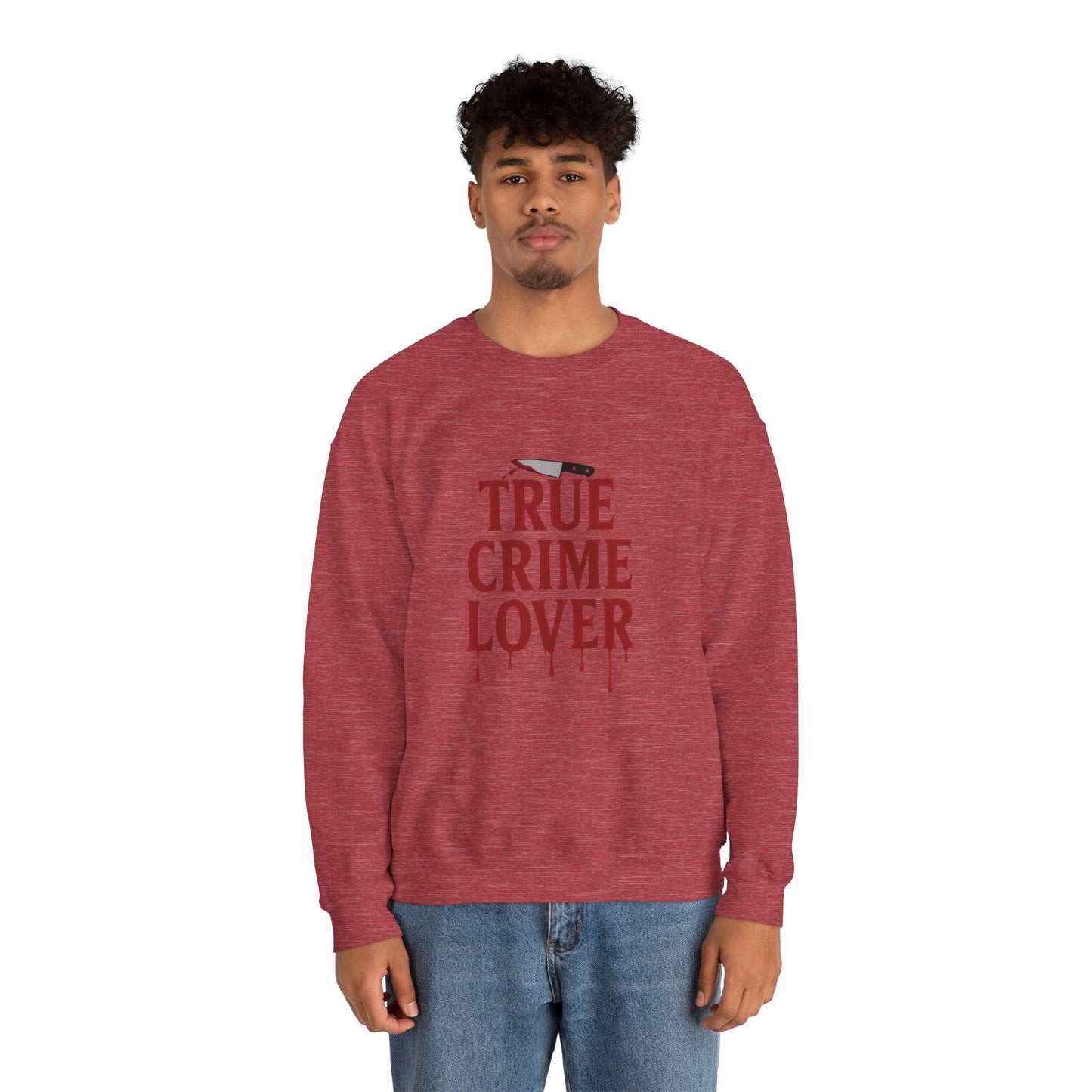 True Crime Lover Sweatshirt- Cozy Murder Show Crewneck, Funny Gift for Crime Junkies, Podcast Bingers & Sleuth Queens