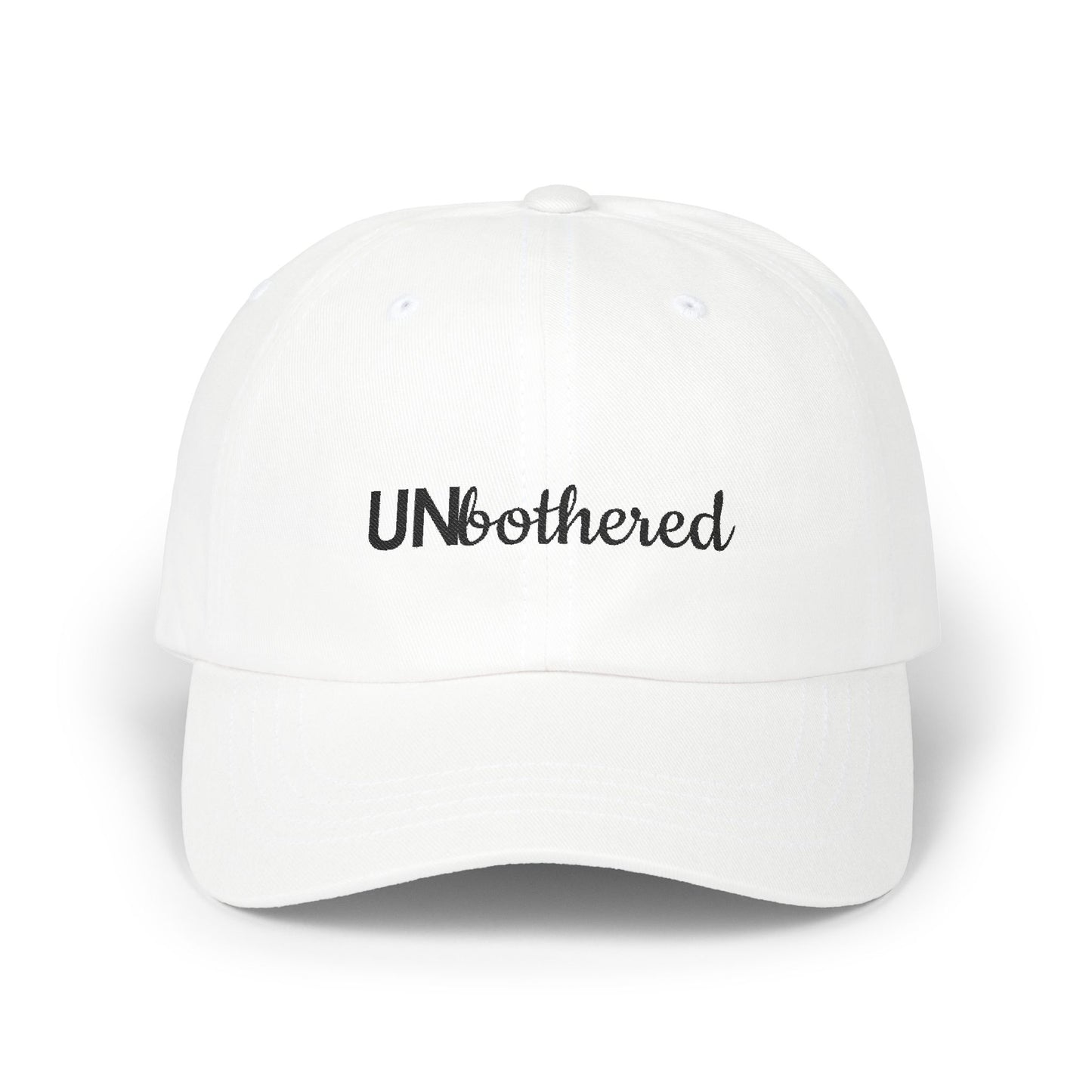 Unbothered Classic Dad Cap | Casual Hat for Unbothered Humans, Relaxed Style, Gift for Anyone, Trendy Accessories for Everyone