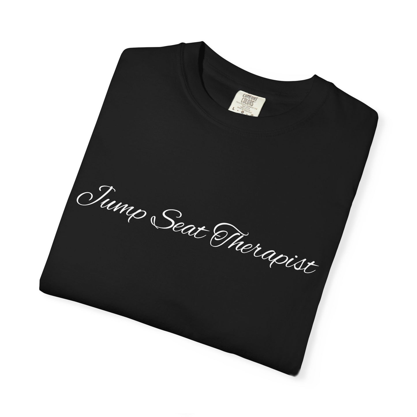 Jump Seat Therapist T-Shirt- Funny Flight Attendant Tee, Cabin Crew Life Shirt, Sarcastic Aviation Gift for Airline Workers