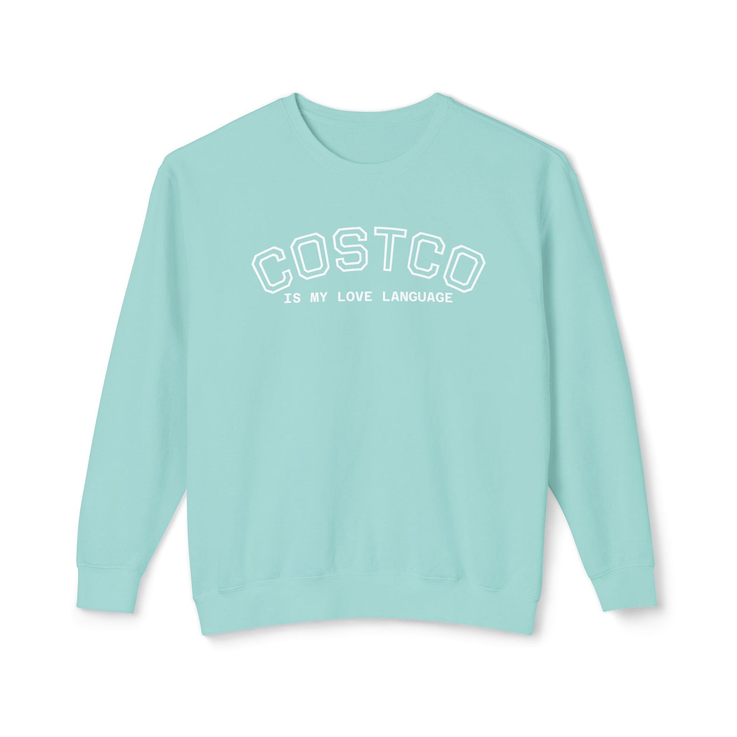 Costco Love Language Sweatshirt, Unisex Crewneck, Cozy Gift for Food Lovers, Casual Fashion, Great for Holidays & Everyday Wear