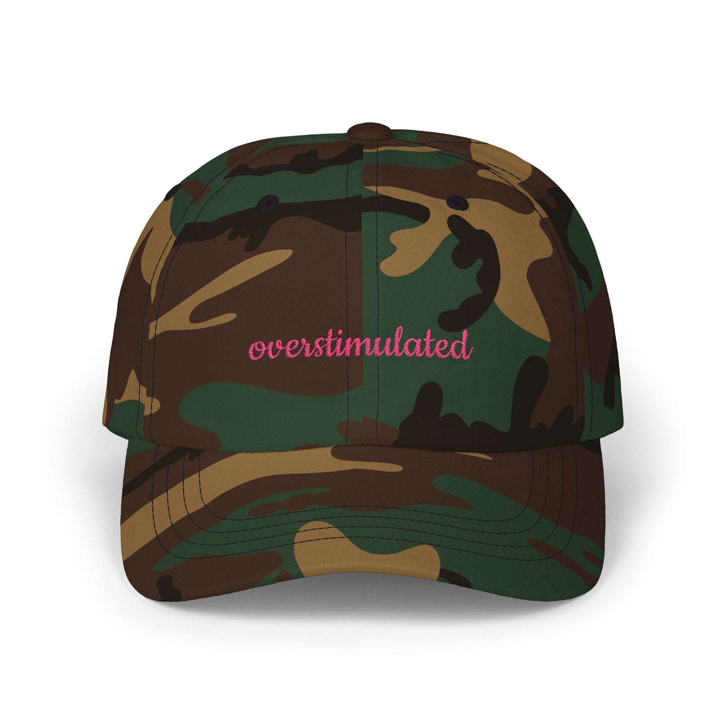Overstimulated Cap, Trendy Hat, Gift for the Overstimulated, Adjustable Cap, Fashionable Accessory, Casual Everyday Wear