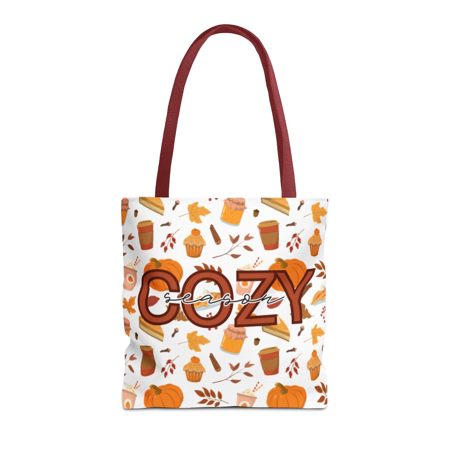 Cozy Season Tote Bag, Fall Tote, Autumn Bag, Halloween Shopping Bag, Seasonal Gift, Eco-Friendly Tote