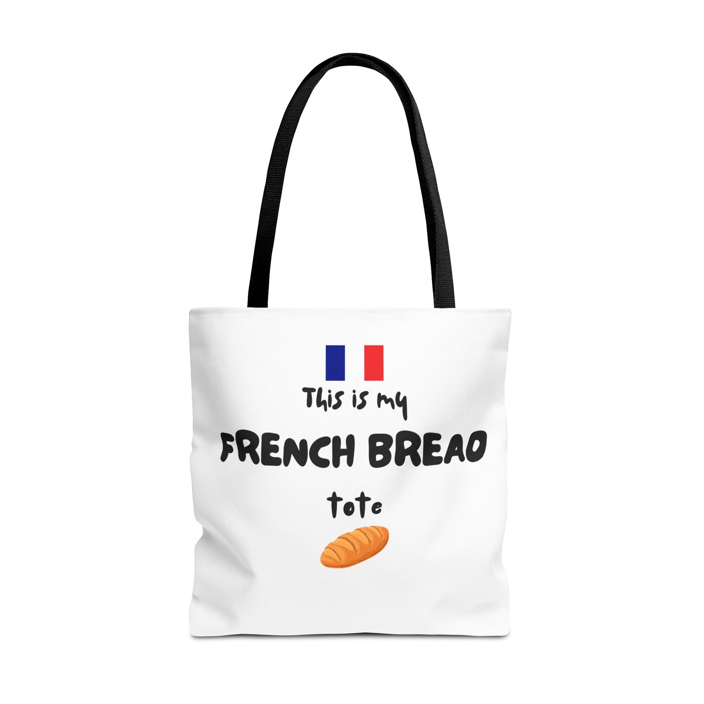 French Bread Tote Bag - Perfect for International Flight Crews, Fun Grocery Bag, Market Tote, Shopping Bag, Gift for Bakers, Bread Lovers, French Culture