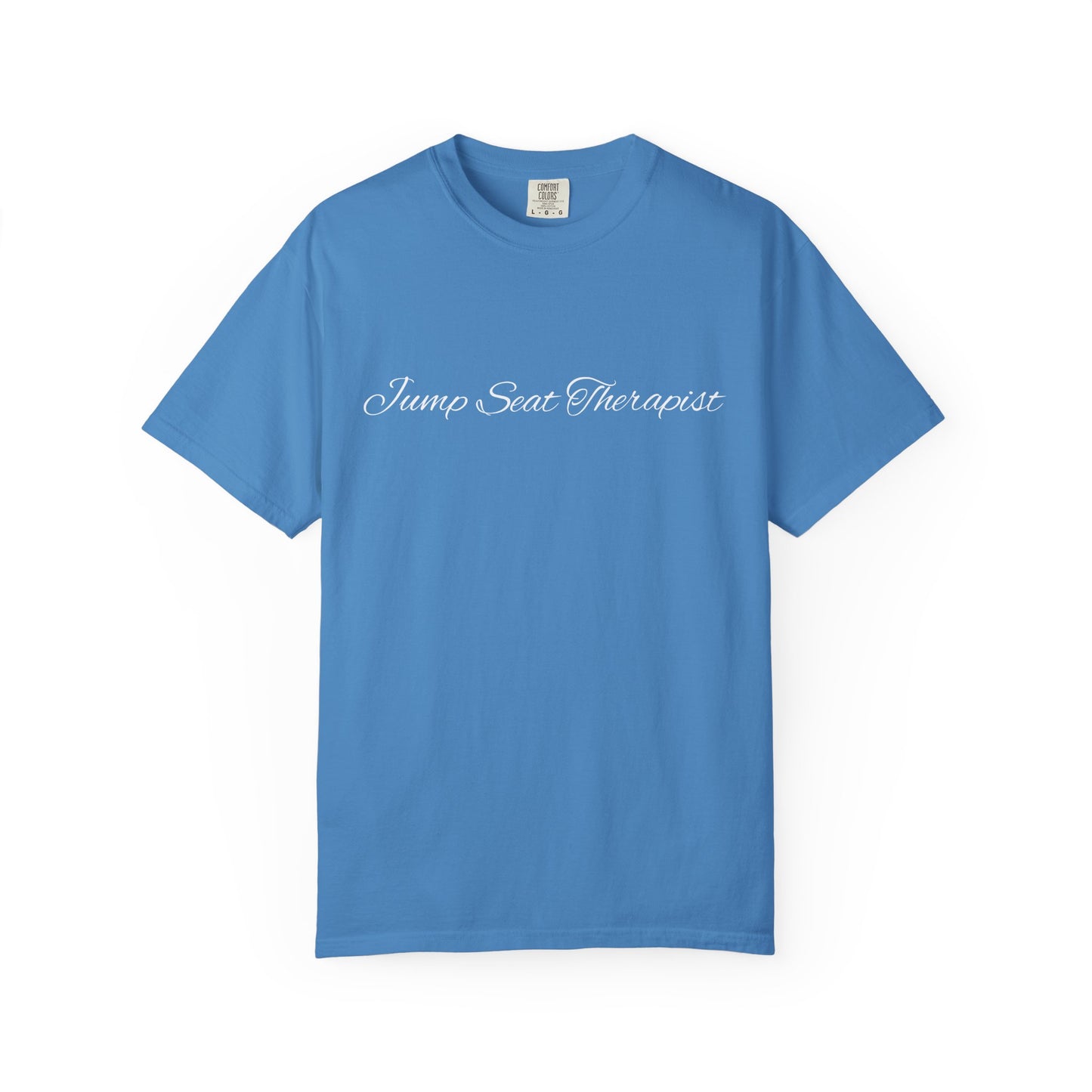 Jump Seat Therapist T-Shirt- Funny Flight Attendant Tee, Cabin Crew Life Shirt, Sarcastic Aviation Gift for Airline Workers