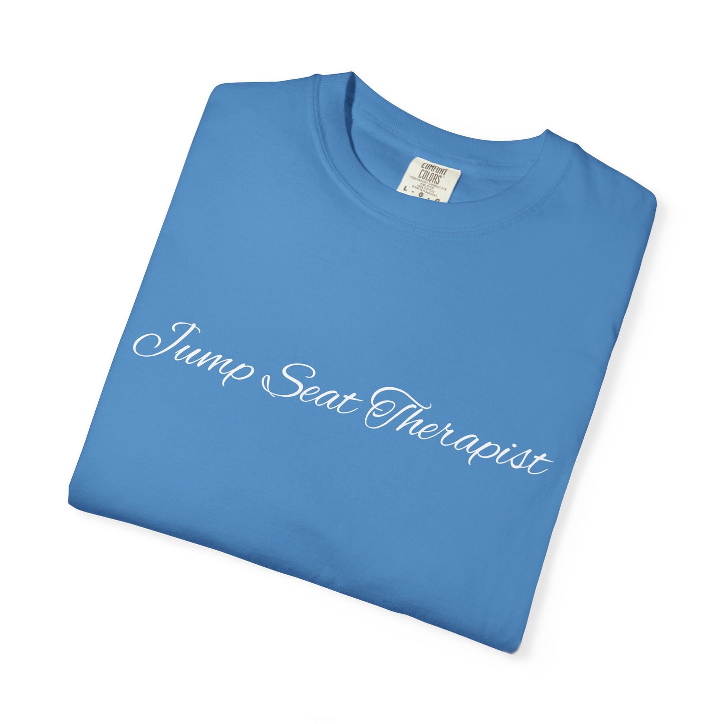 Jump Seat Therapist T-Shirt- Funny Flight Attendant Tee, Cabin Crew Life Shirt, Sarcastic Aviation Gift for Airline Workers