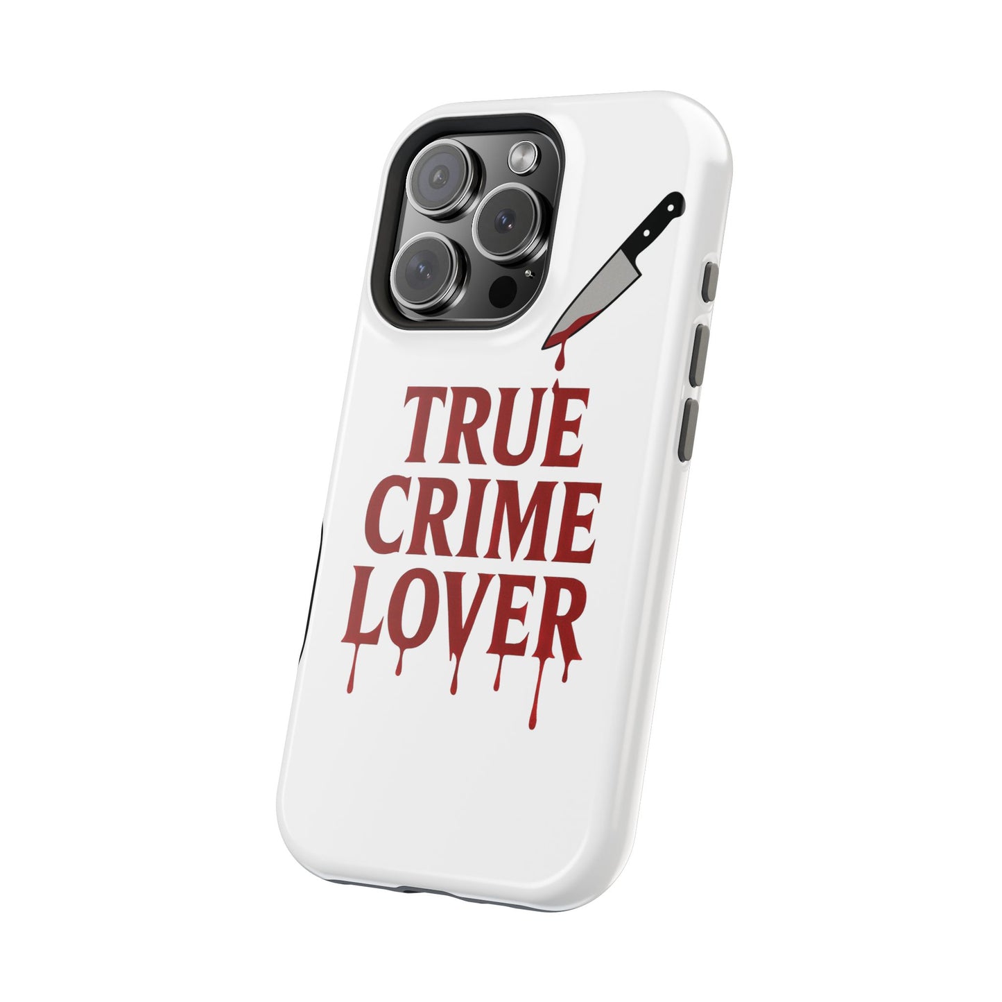 True Crime Lover Magnetic Phone Case-Funny Murder Podcast Gift, Forensics Obsession Cover, Crime Junkie Aesthetic Phone Case