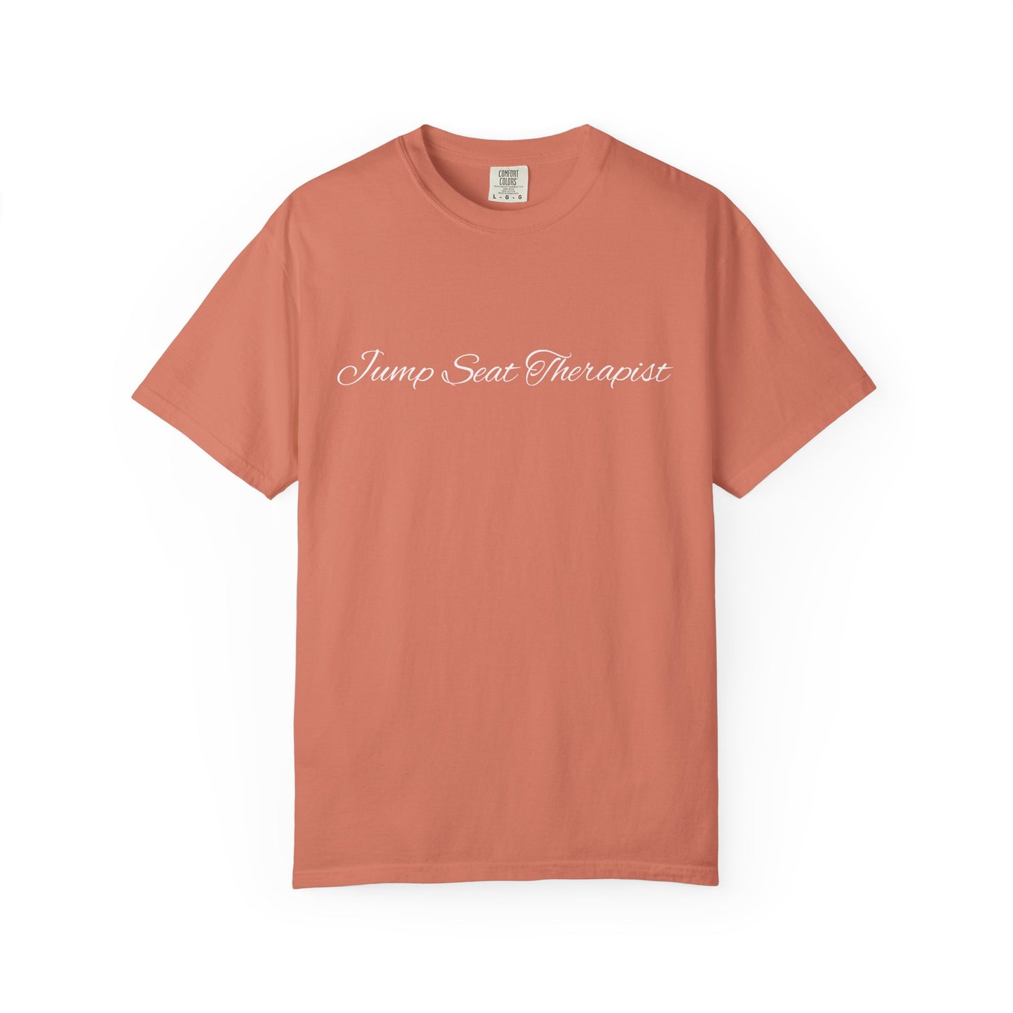 Jump Seat Therapist T-Shirt- Funny Flight Attendant Tee, Cabin Crew Life Shirt, Sarcastic Aviation Gift for Airline Workers