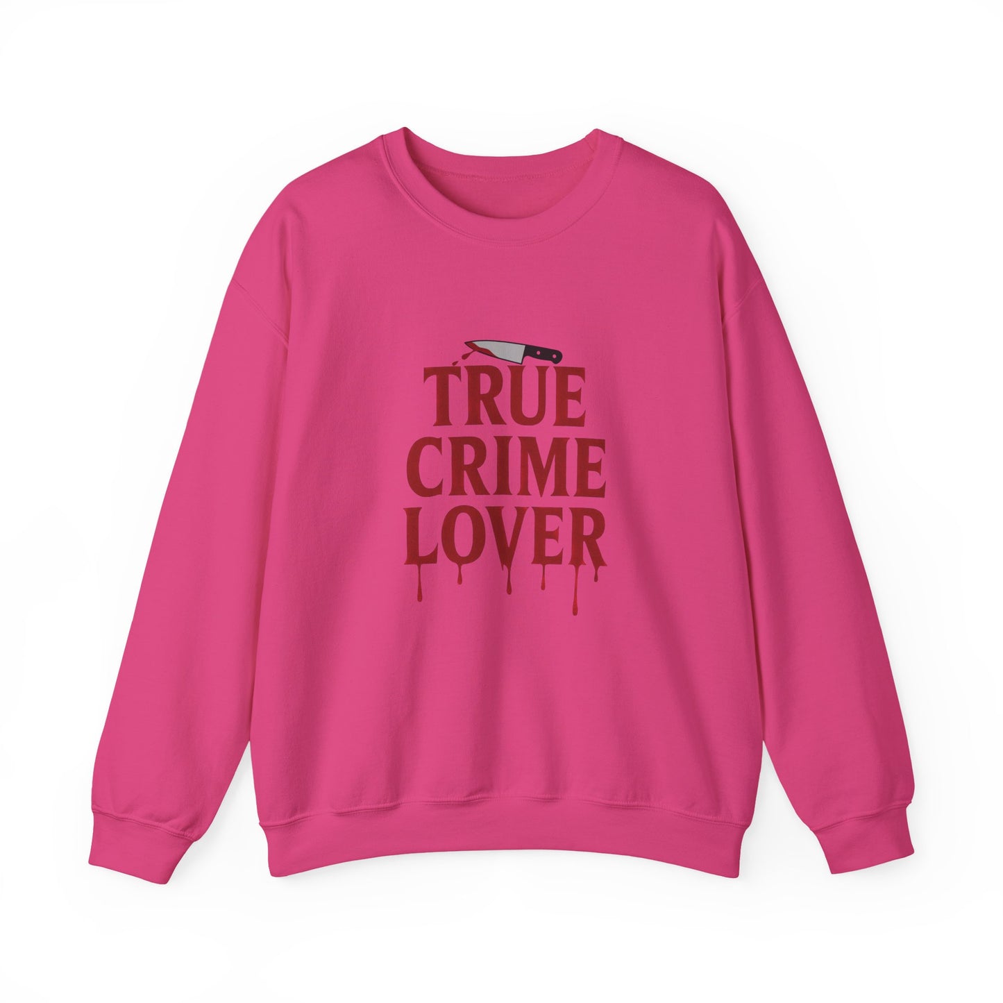 True Crime Lover Sweatshirt- Cozy Murder Show Crewneck, Funny Gift for Crime Junkies, Podcast Bingers & Sleuth Queens