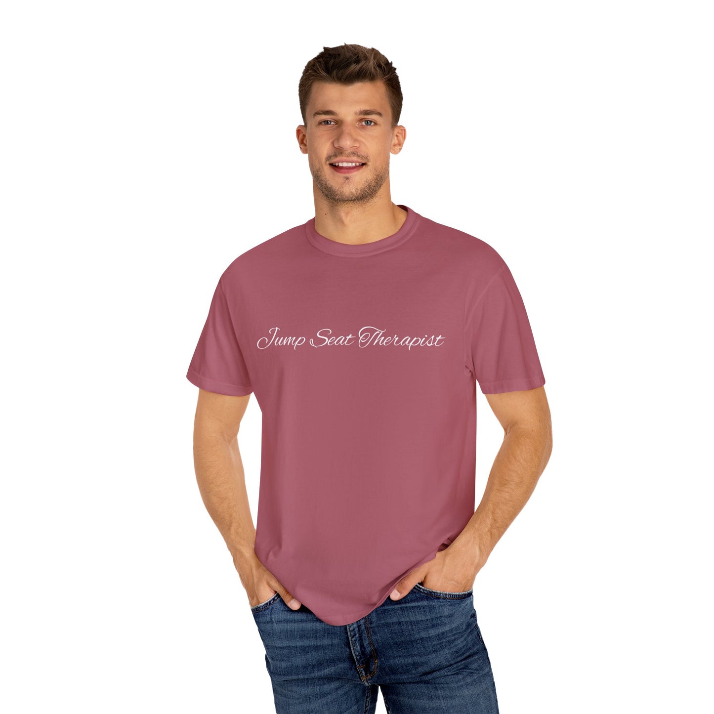 Jump Seat Therapist T-Shirt- Funny Flight Attendant Tee, Cabin Crew Life Shirt, Sarcastic Aviation Gift for Airline Workers