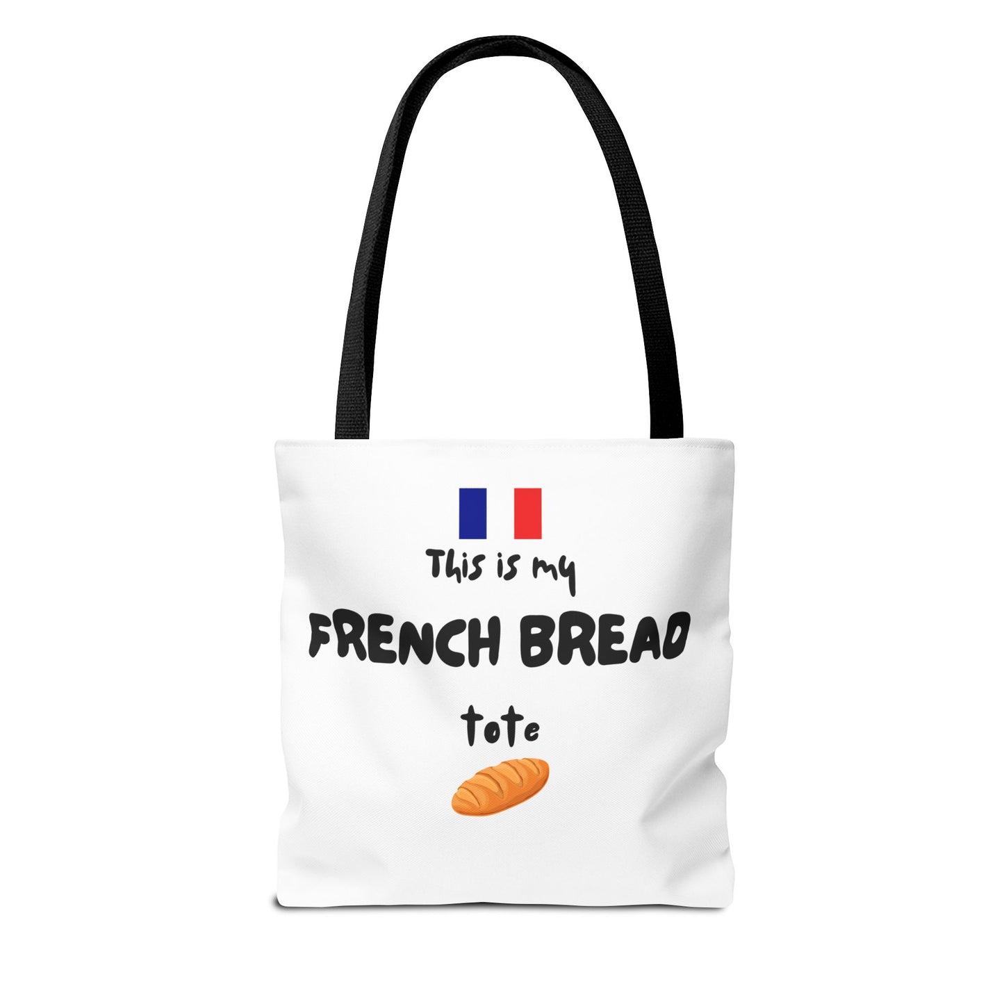 French Bread Tote Bag - Perfect for International Flight Crews, Fun Grocery Bag, Market Tote, Shopping Bag, Gift for Bakers, Bread Lovers, French Culture