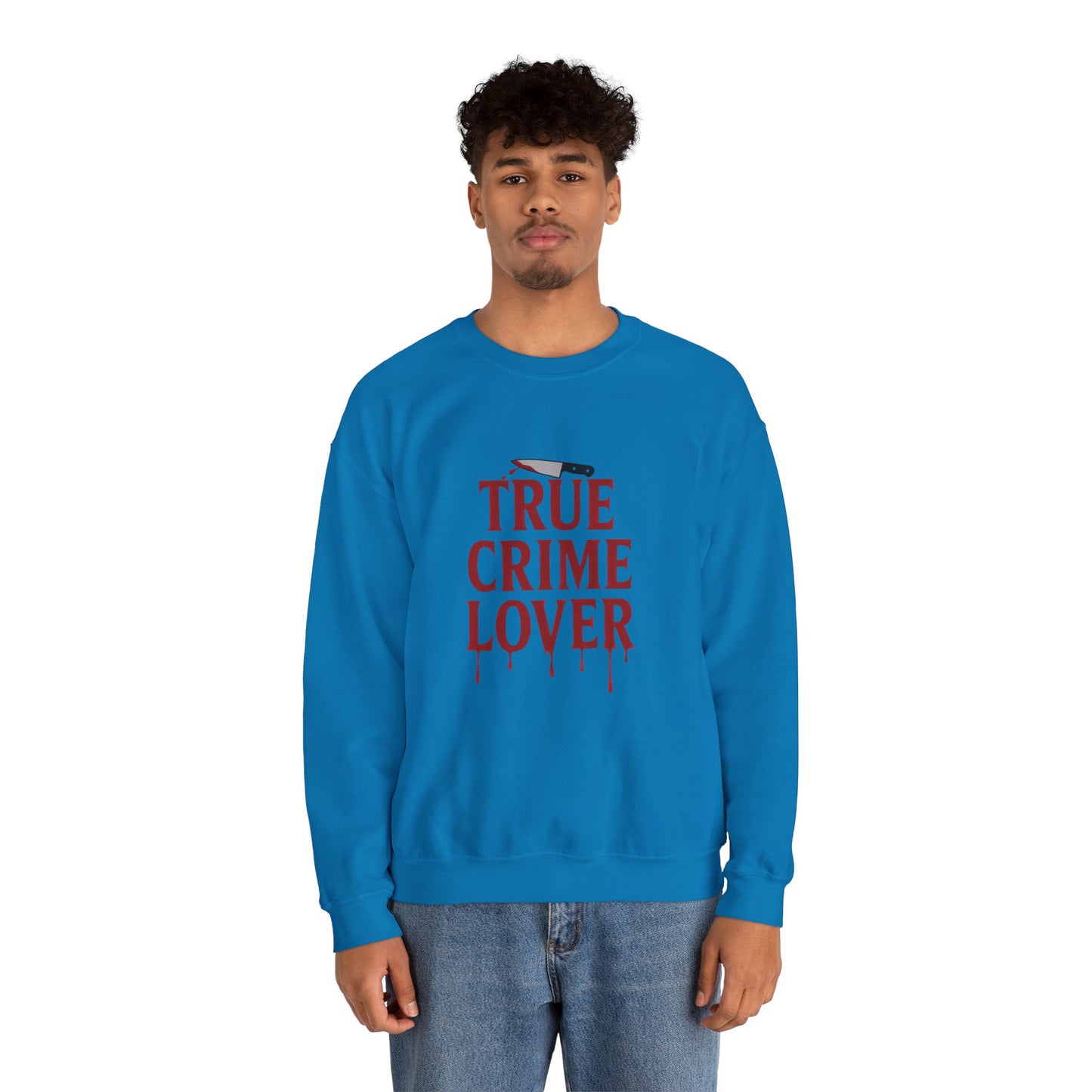 True Crime Lover Sweatshirt- Cozy Murder Show Crewneck, Funny Gift for Crime Junkies, Podcast Bingers & Sleuth Queens