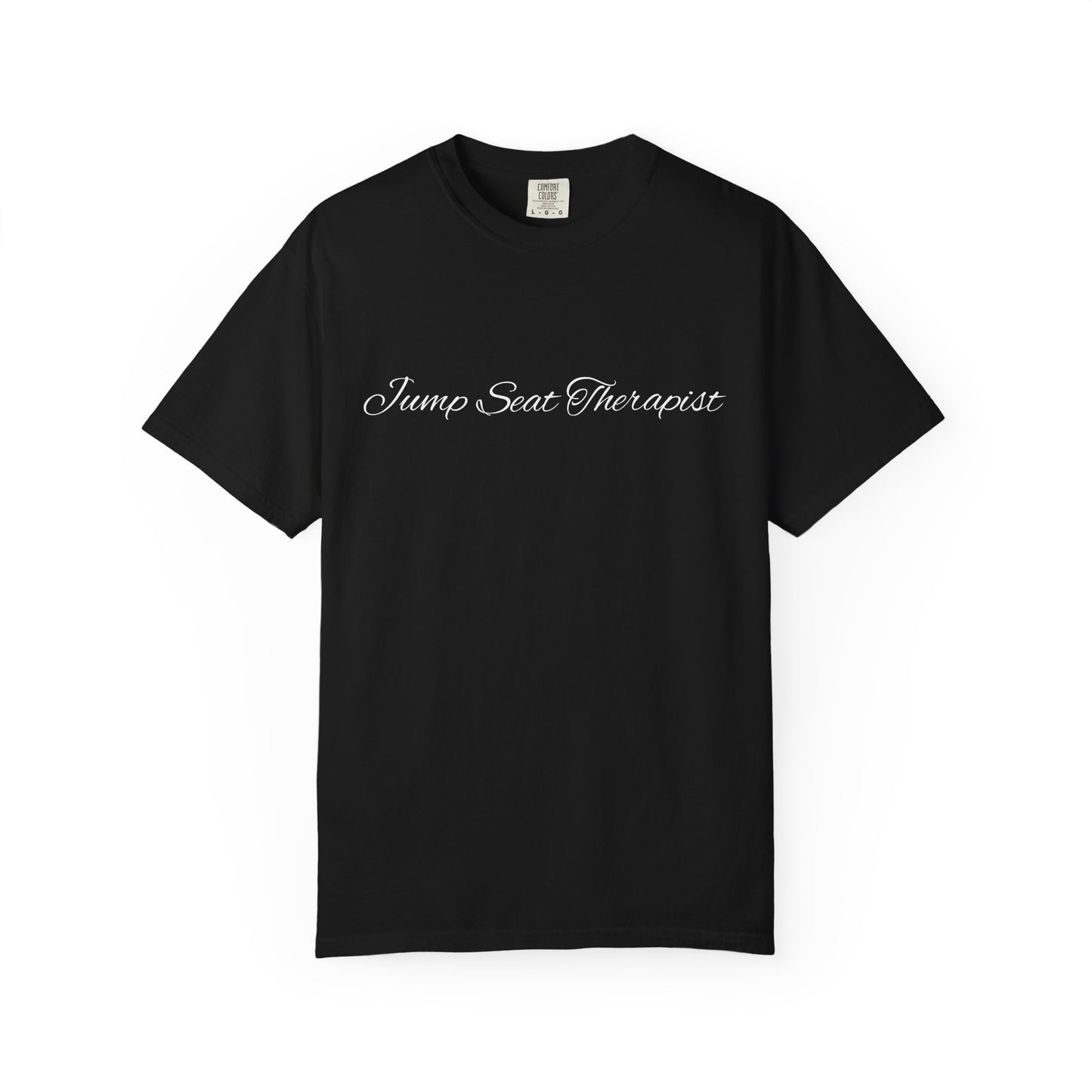Jump Seat Therapist T-Shirt- Funny Flight Attendant Tee, Cabin Crew Life Shirt, Sarcastic Aviation Gift for Airline Workers