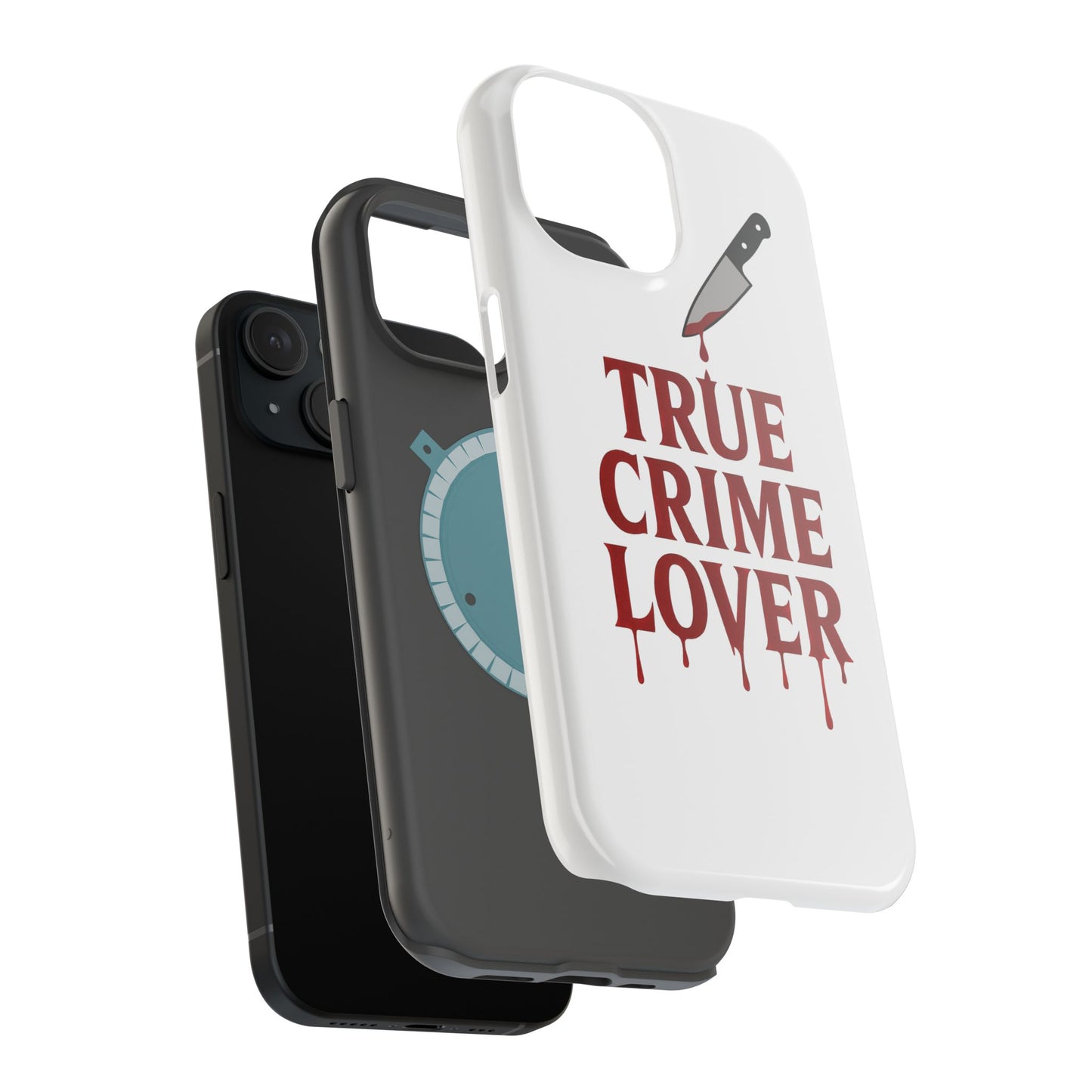 True Crime Lover Magnetic Phone Case-Funny Murder Podcast Gift, Forensics Obsession Cover, Crime Junkie Aesthetic Phone Case