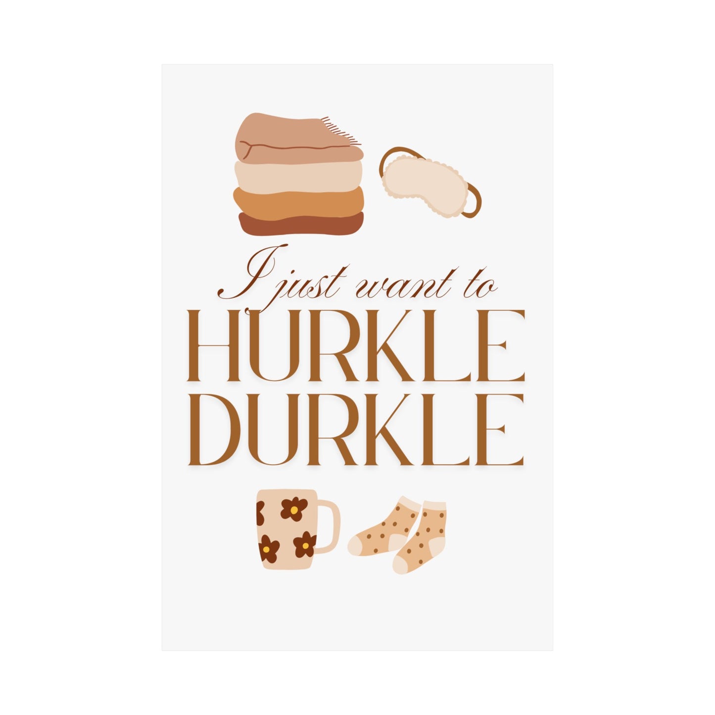 Cozy Vertical Posters for Home Décor, Ideal for Relaxation, Gift for Sleep Lovers, Bedroom Wall Art, Funny Quotes Prints