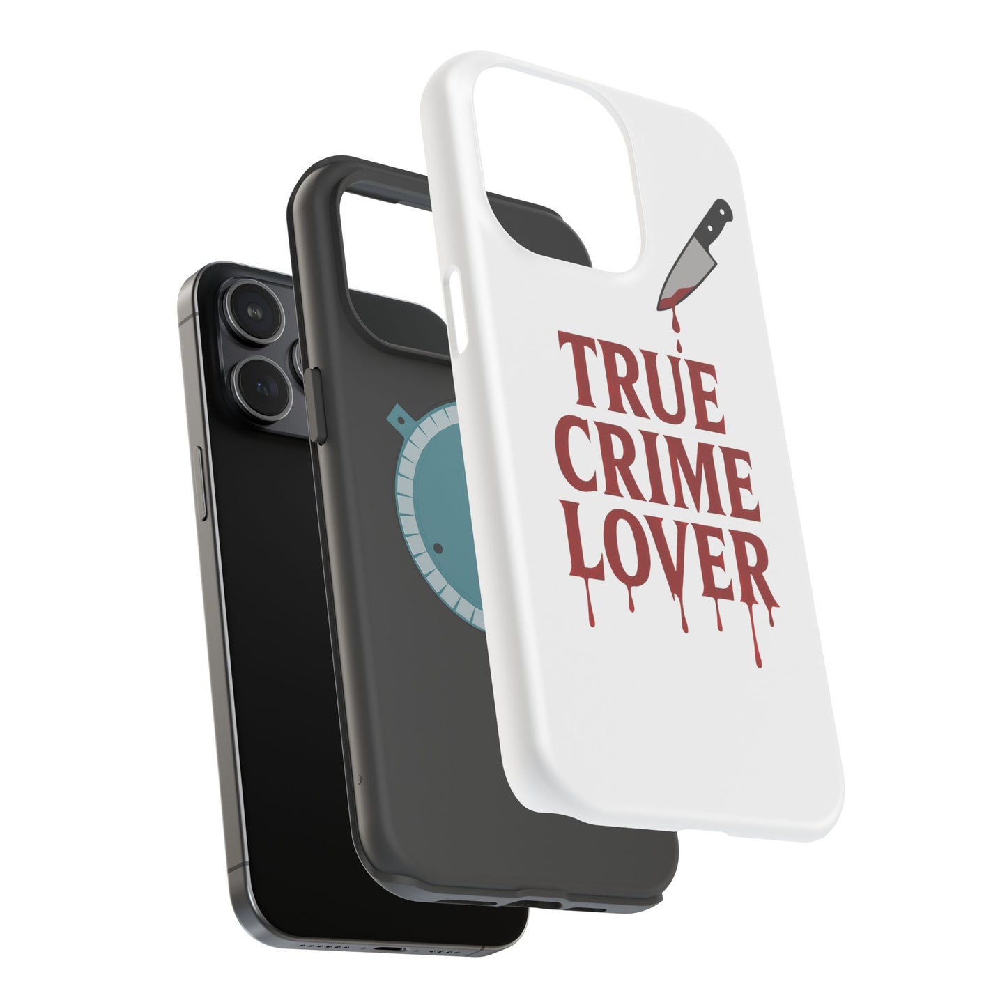 True Crime Lover Magnetic Phone Case-Funny Murder Podcast Gift, Forensics Obsession Cover, Crime Junkie Aesthetic Phone Case