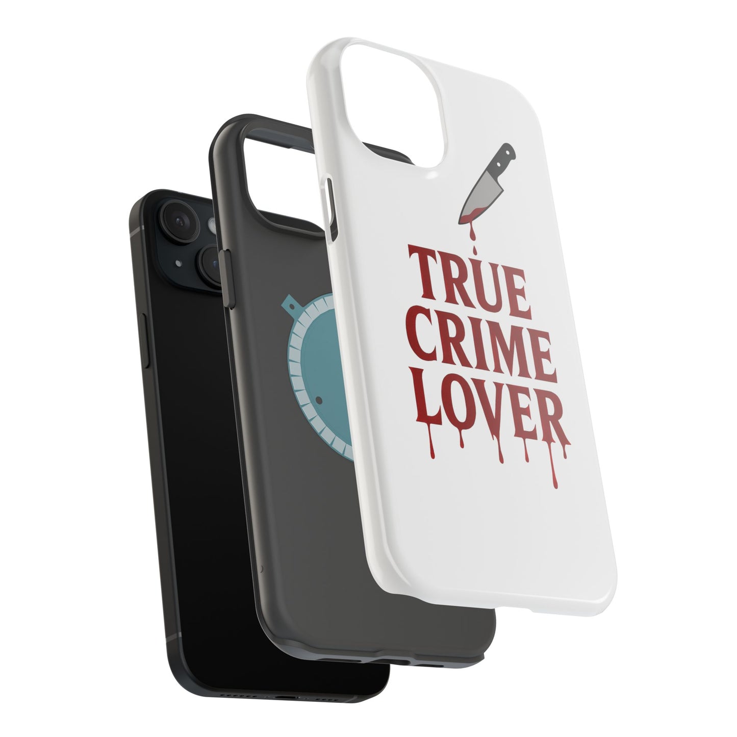 True Crime Lover Magnetic Phone Case-Funny Murder Podcast Gift, Forensics Obsession Cover, Crime Junkie Aesthetic Phone Case