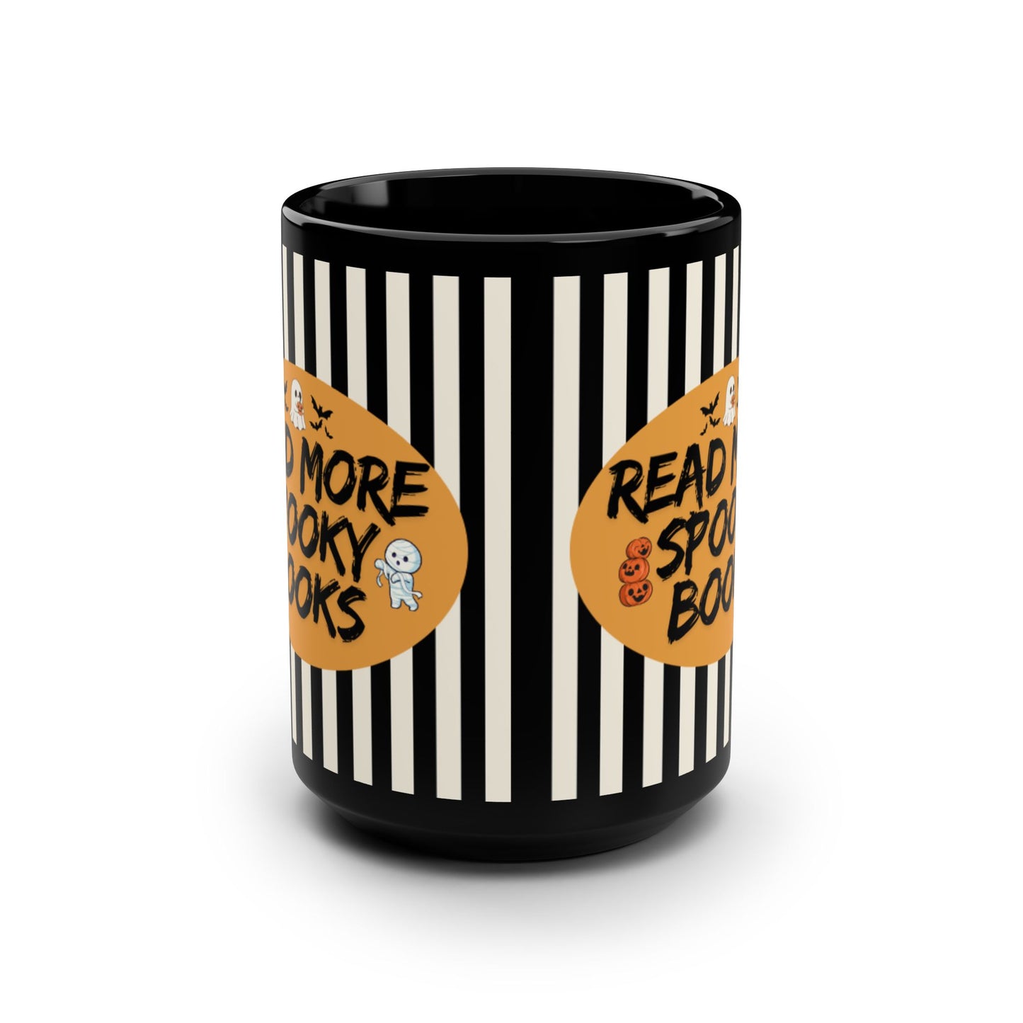 Spooky Book Lover's Mug, Read More Spooky Books, Halloween Gift, Coffee Lovers, Witchy Decor, Autumn Beverage