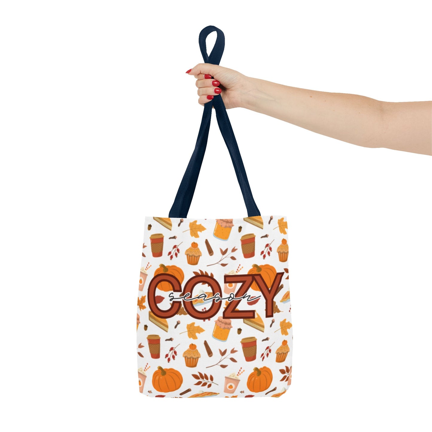 Cozy Season Tote Bag, Fall Tote, Autumn Bag, Halloween Shopping Bag, Seasonal Gift, Eco-Friendly Tote