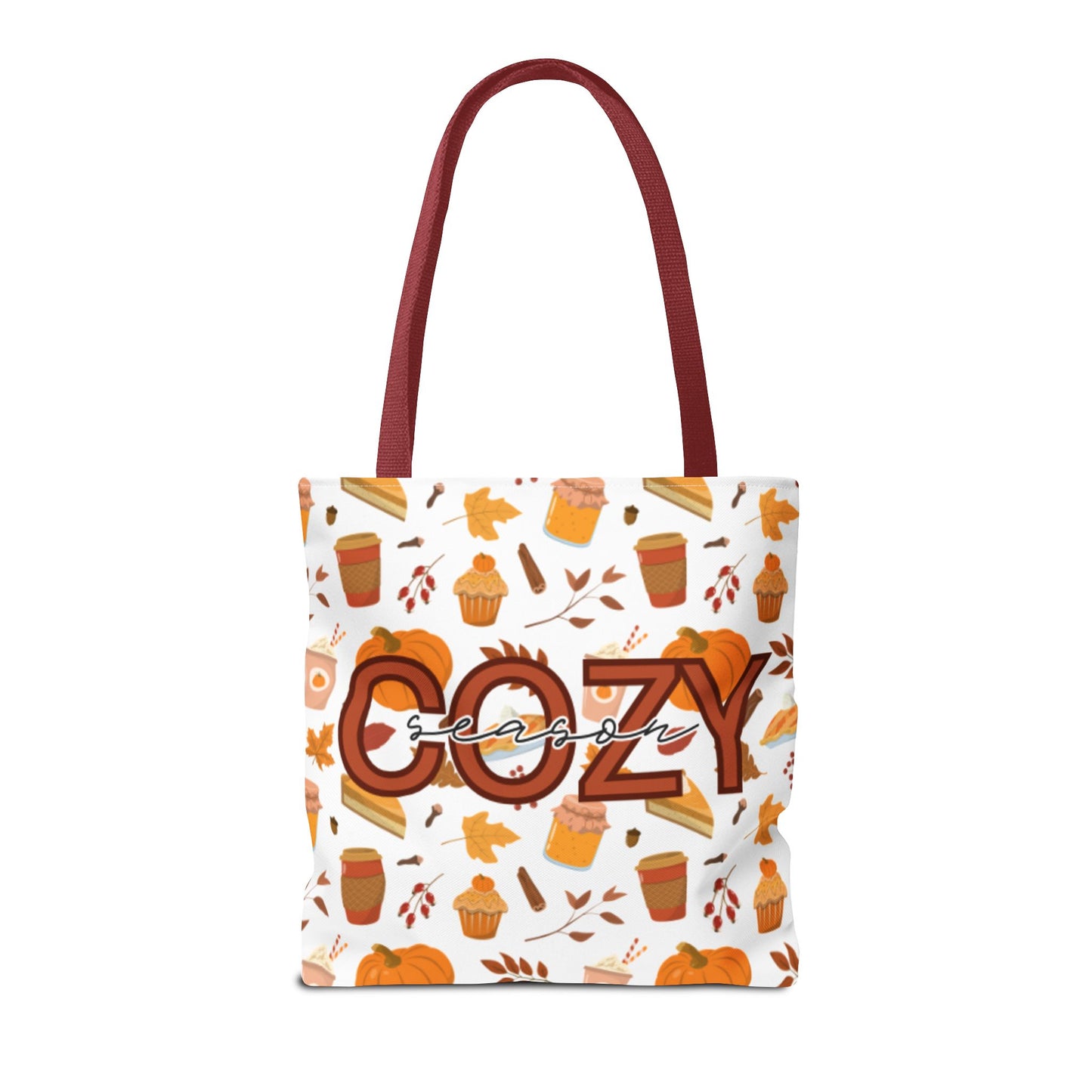 Cozy Season Tote Bag, Fall Tote, Autumn Bag, Halloween Shopping Bag, Seasonal Gift, Eco-Friendly Tote