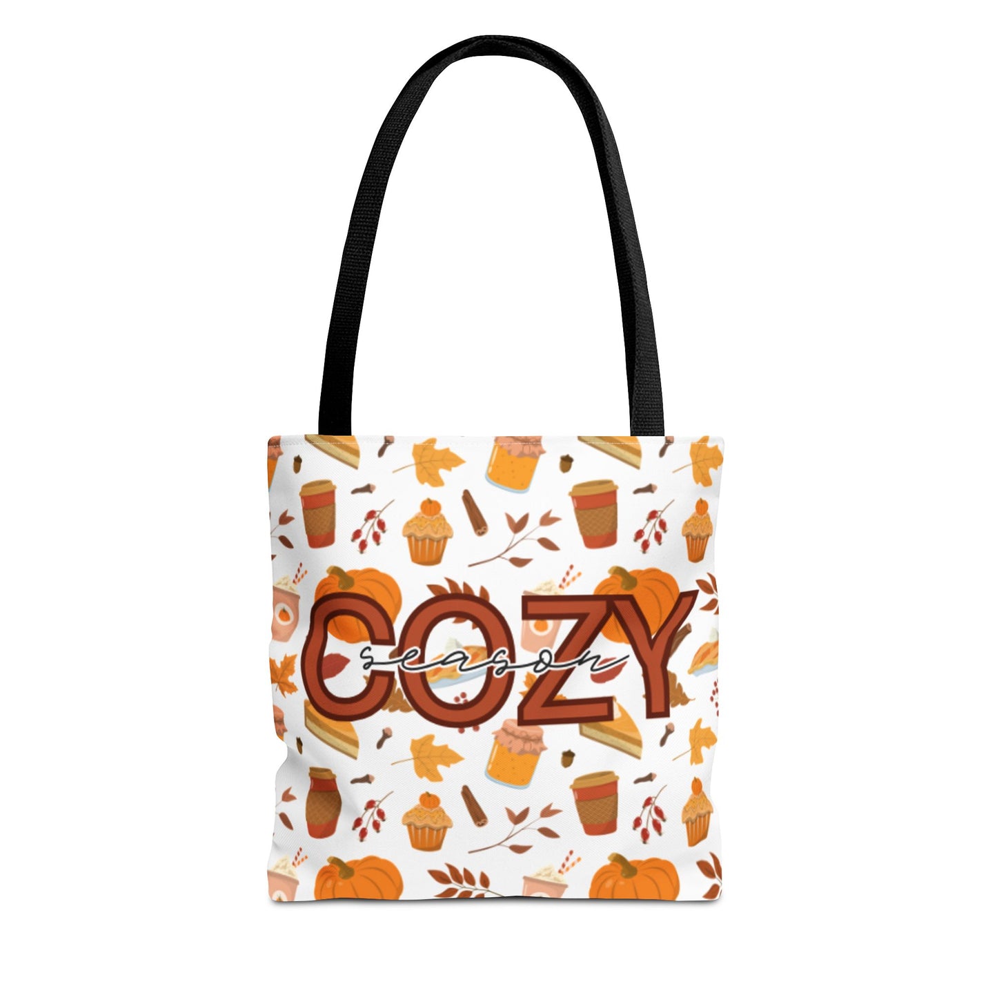 Cozy Season Tote Bag, Fall Tote, Autumn Bag, Halloween Shopping Bag, Seasonal Gift, Eco-Friendly Tote