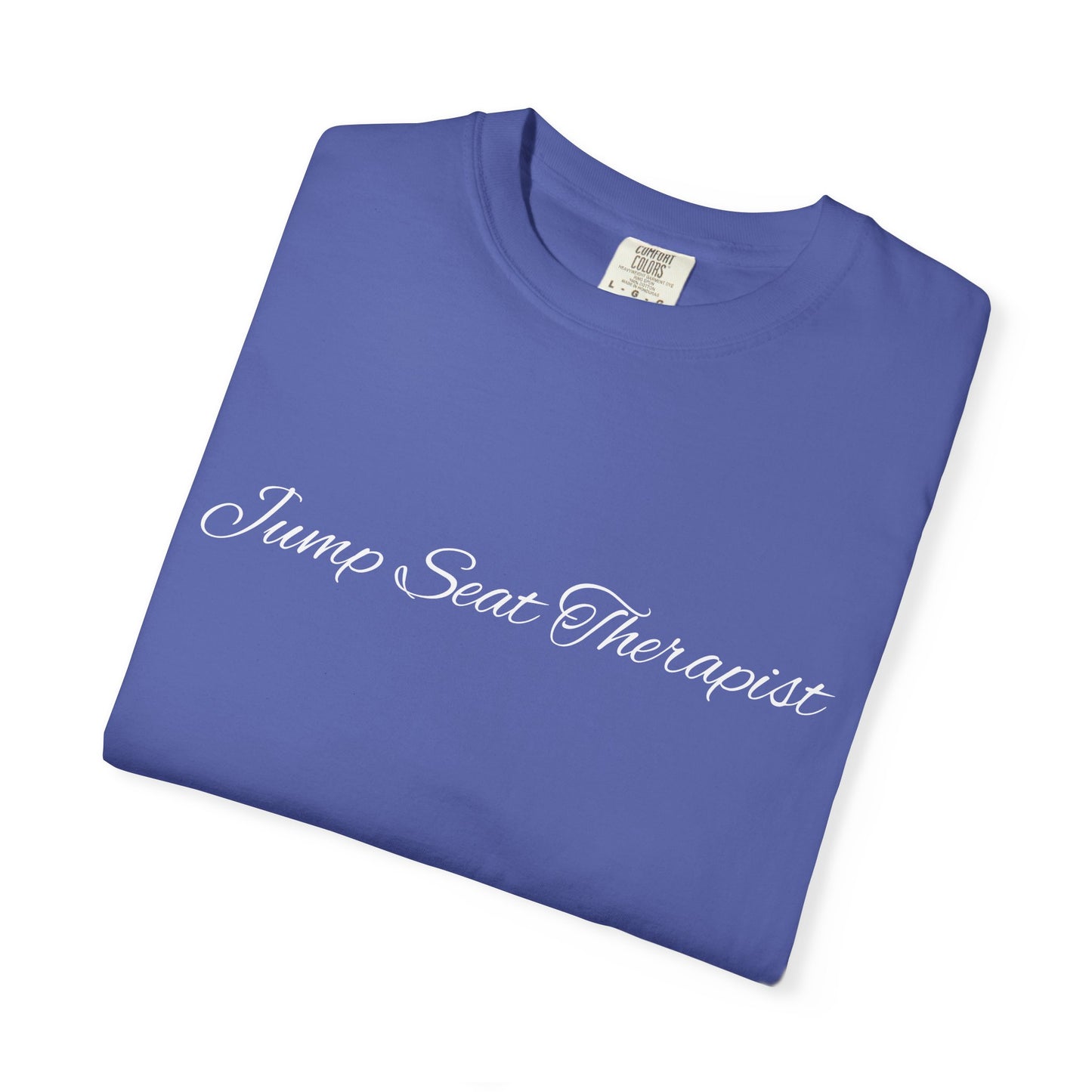 Jump Seat Therapist T-Shirt- Funny Flight Attendant Tee, Cabin Crew Life Shirt, Sarcastic Aviation Gift for Airline Workers