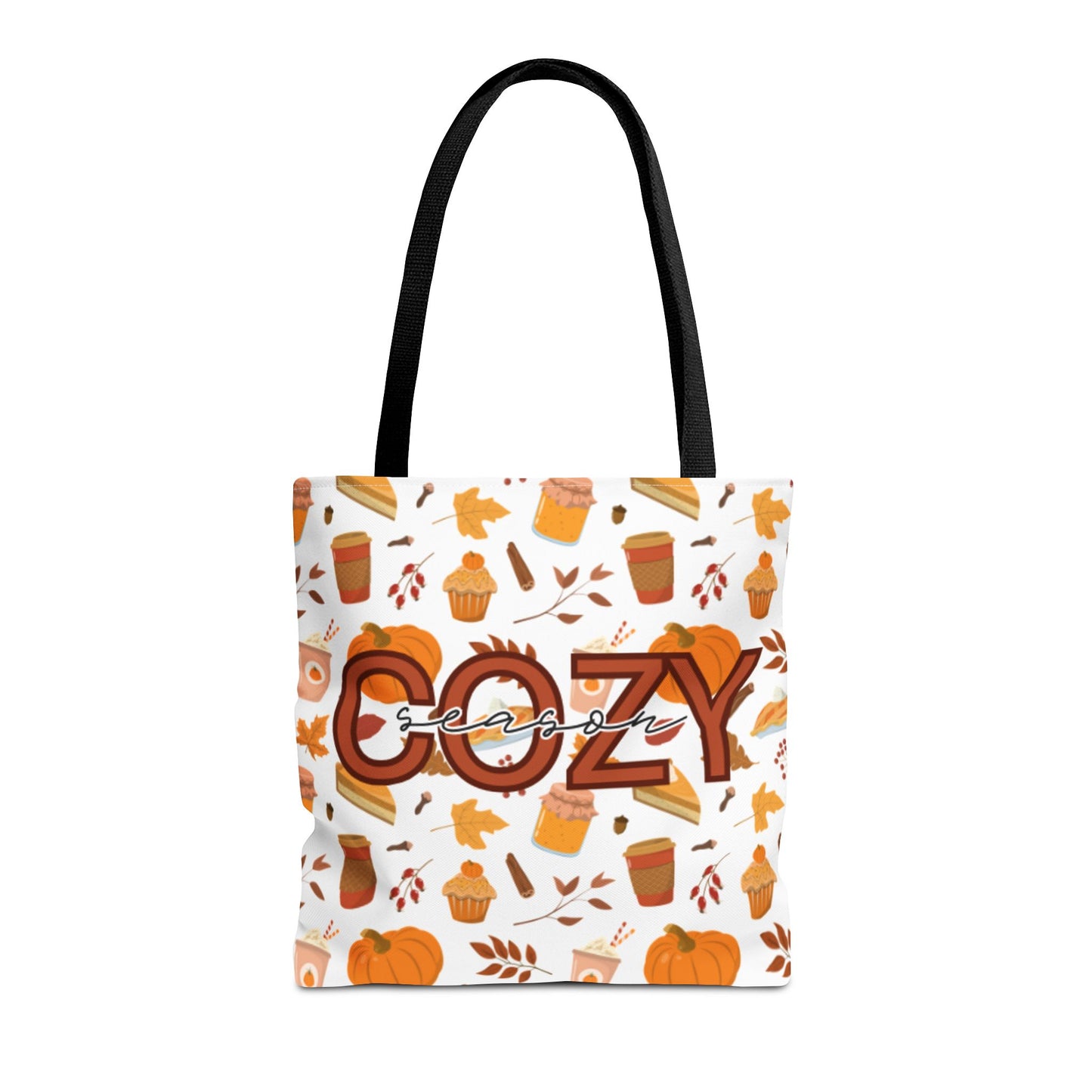 Cozy Season Tote Bag, Fall Tote, Autumn Bag, Halloween Shopping Bag, Seasonal Gift, Eco-Friendly Tote