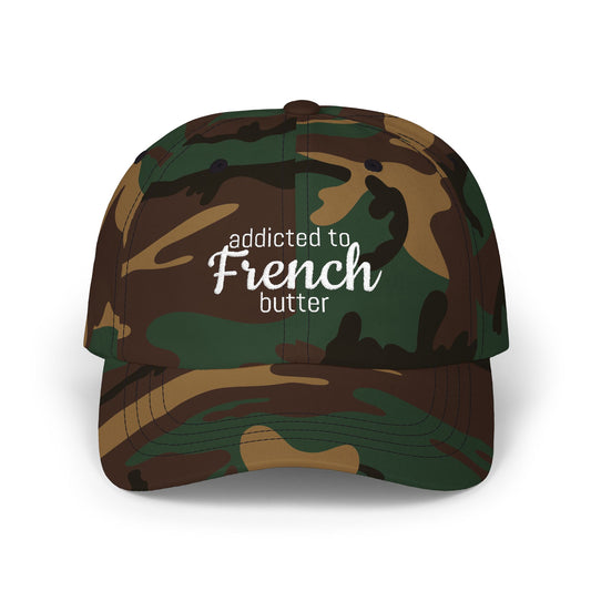 Addicted to French Butter Cap, Casual Hat for Food Lovers, Summer Accessory, Trendy Cap