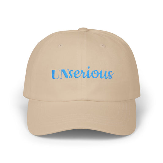 Unserious Classic Dad Cap, Casual Hat, Perfect Gift for every Unserious Human, Trendy Headwear, Everyday Accessory, Summer Essential