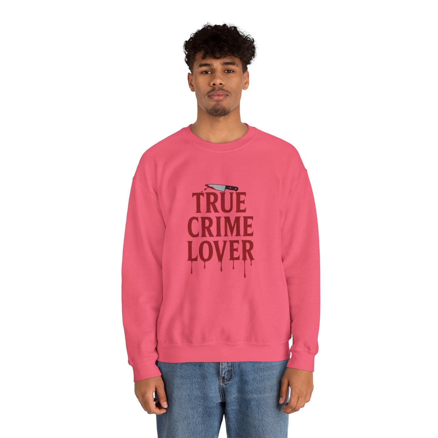 True Crime Lover Sweatshirt- Cozy Murder Show Crewneck, Funny Gift for Crime Junkies, Podcast Bingers & Sleuth Queens