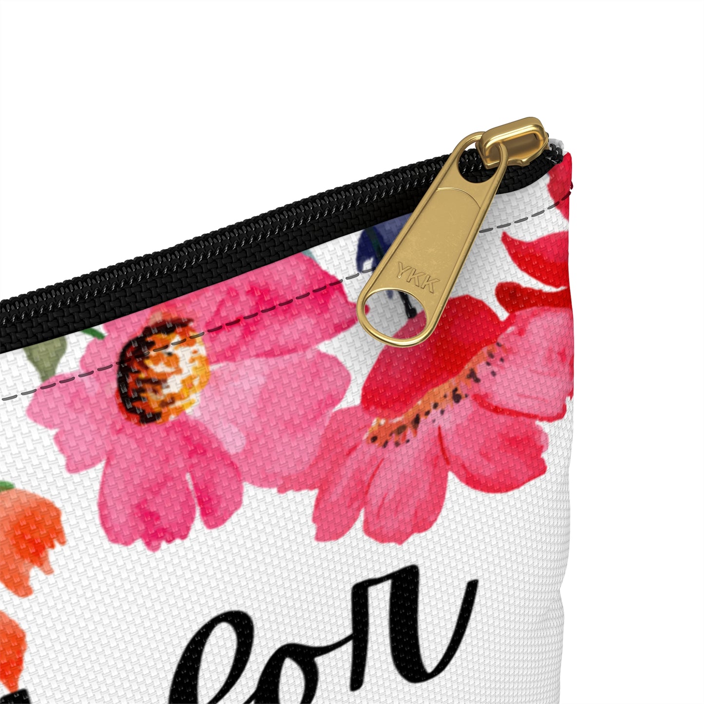 Floral Thank God for Antidepressants Accessory Pouch | Mental Health Awareness, Gift for Friends, Self-Care Pouch, Motivational Bag