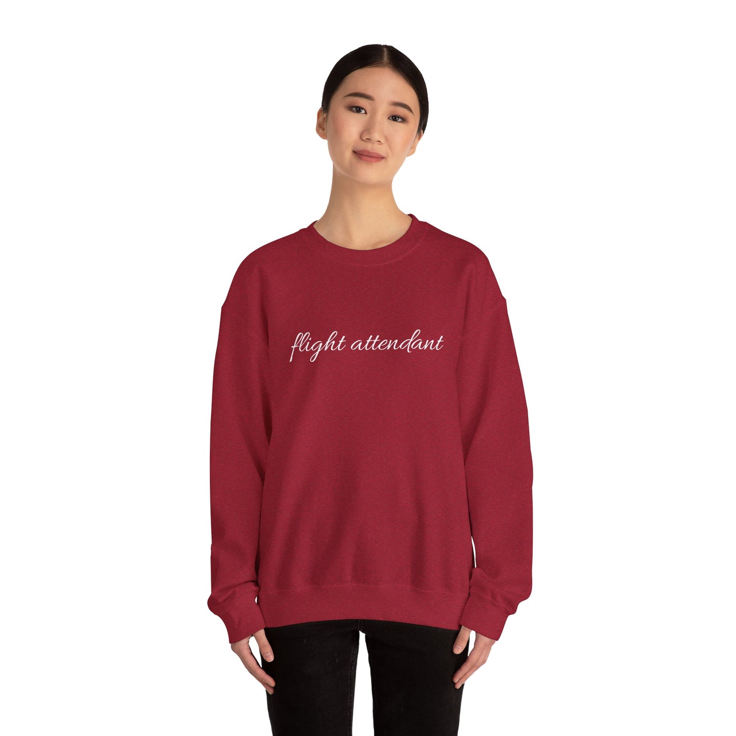 Flight Attendant Sweatshirt- Cozy Crew Life Pullover, Funny Airline Crew Gift, Travel Day Essential for Aviation Lovers